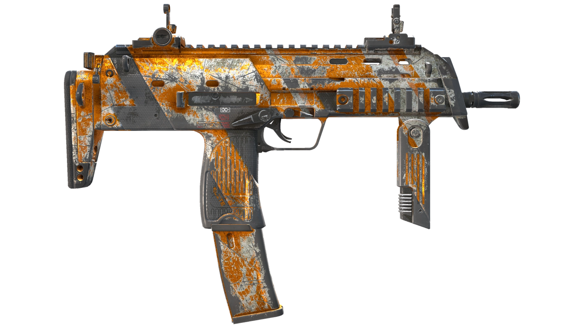 StatTrak™ MP7 | Amberline (Battle-Scarred)