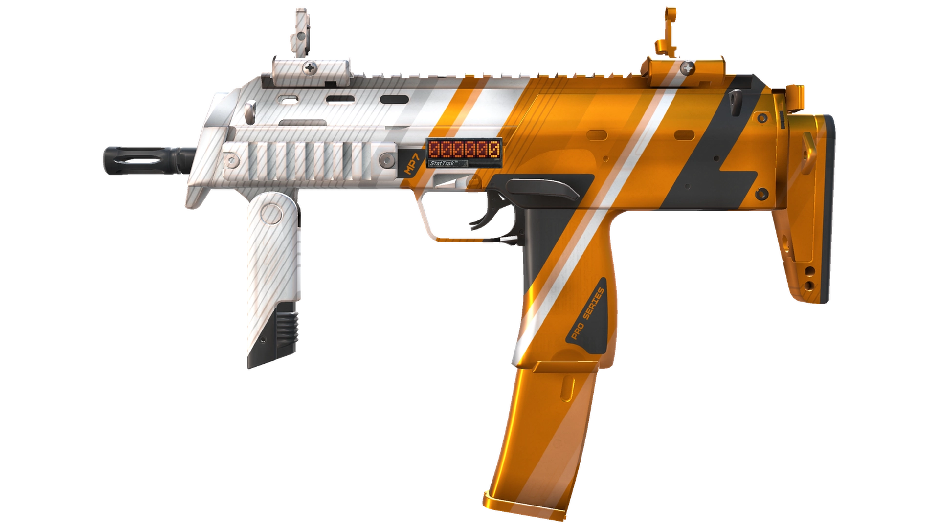 StatTrak™ MP7 | Янтарная линия (Прямо с завода)