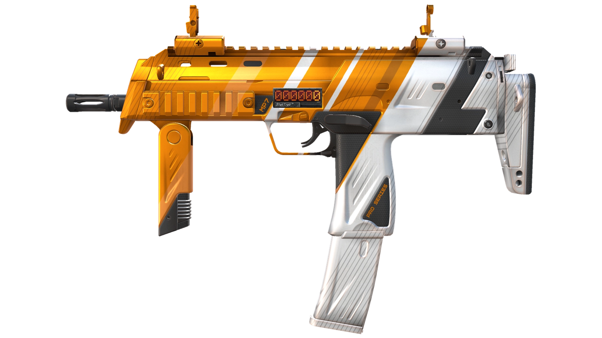 StatTrak™ MP7 | Янтарная линия (Прямо с завода)