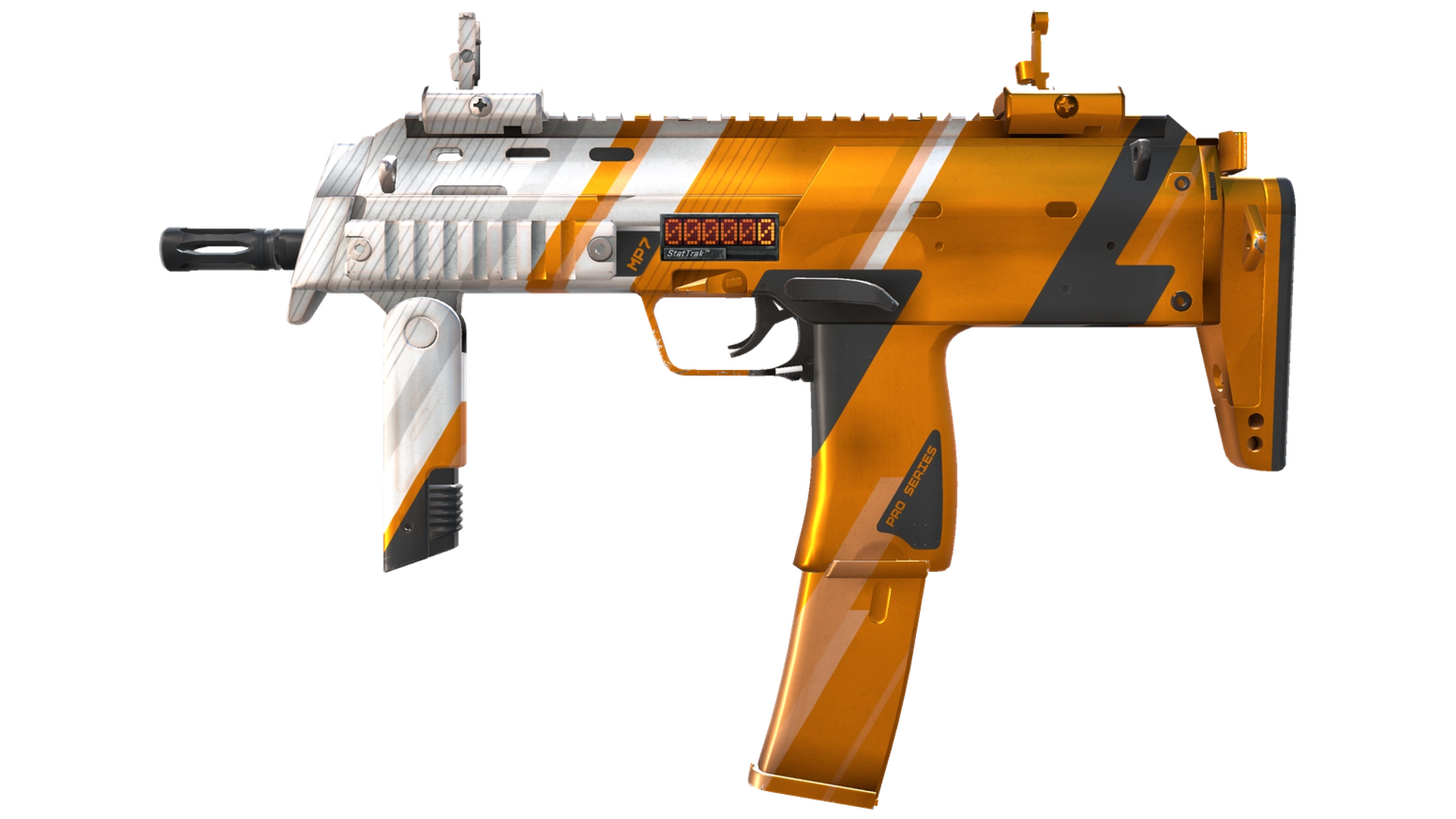 StatTrak™ MP7 | Amberline (Minimal Wear)