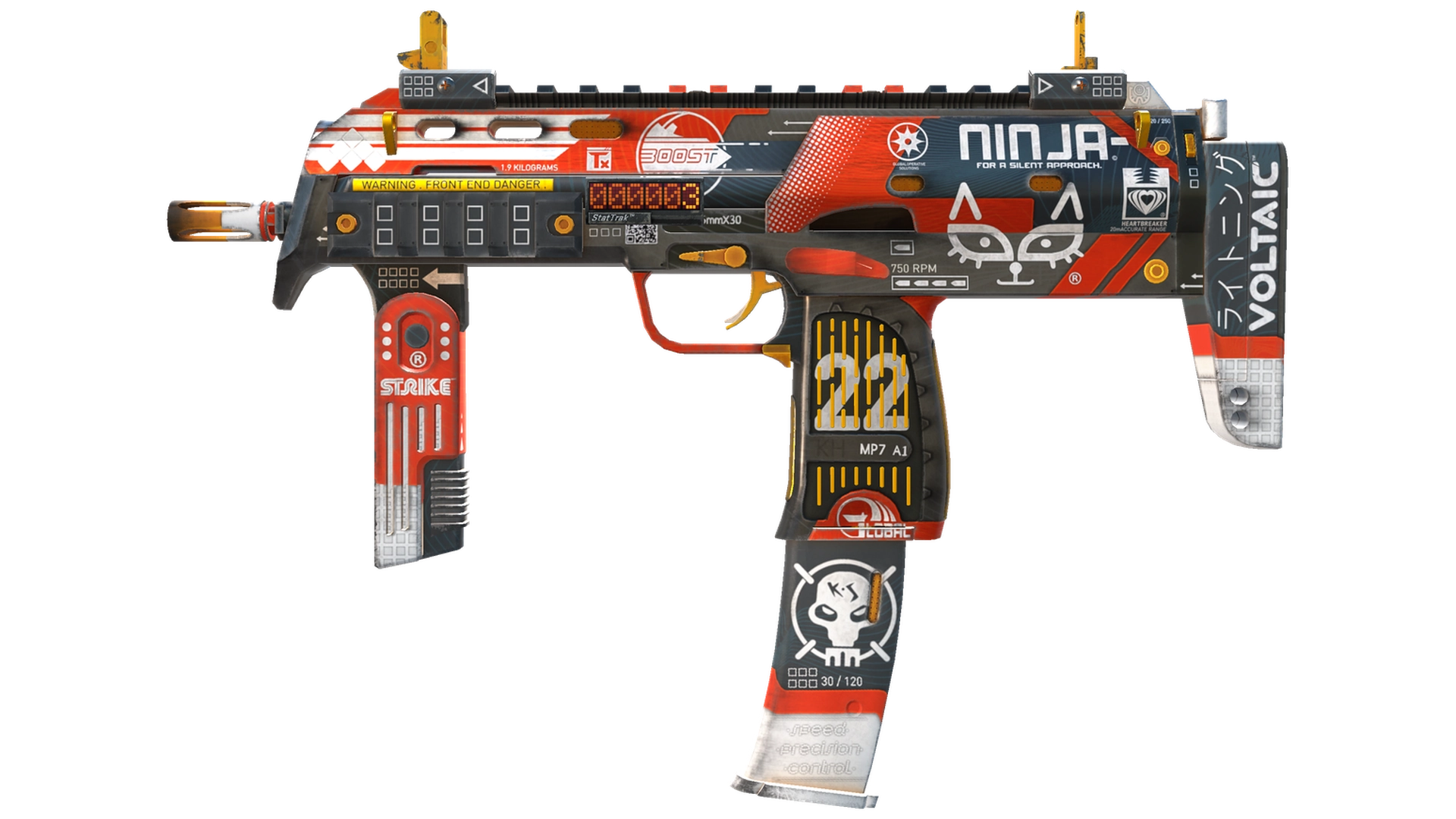 StatTrak™ MP7 | Bloodsport (Factory New)
