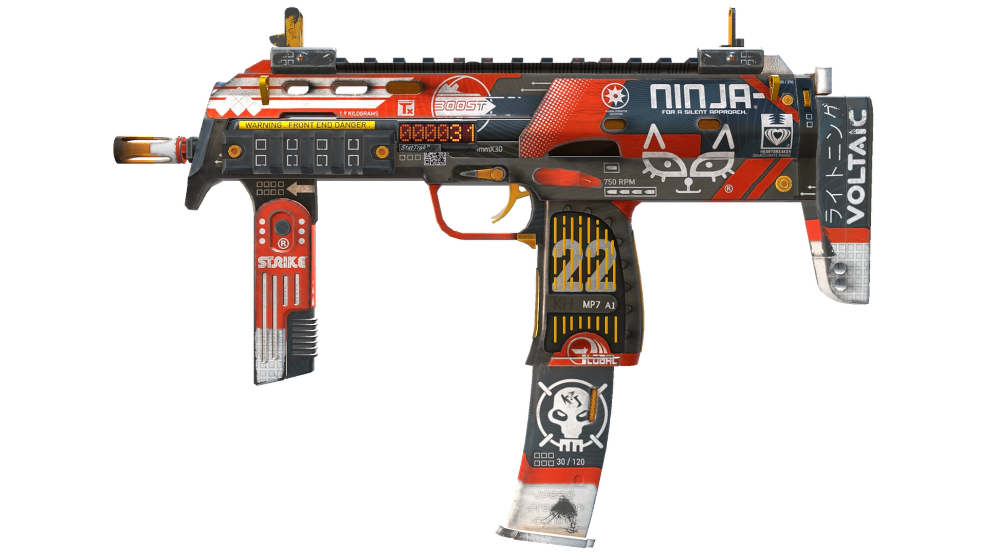 StatTrak™ MP7 | Кровавый спорт (После полевых испытаний)