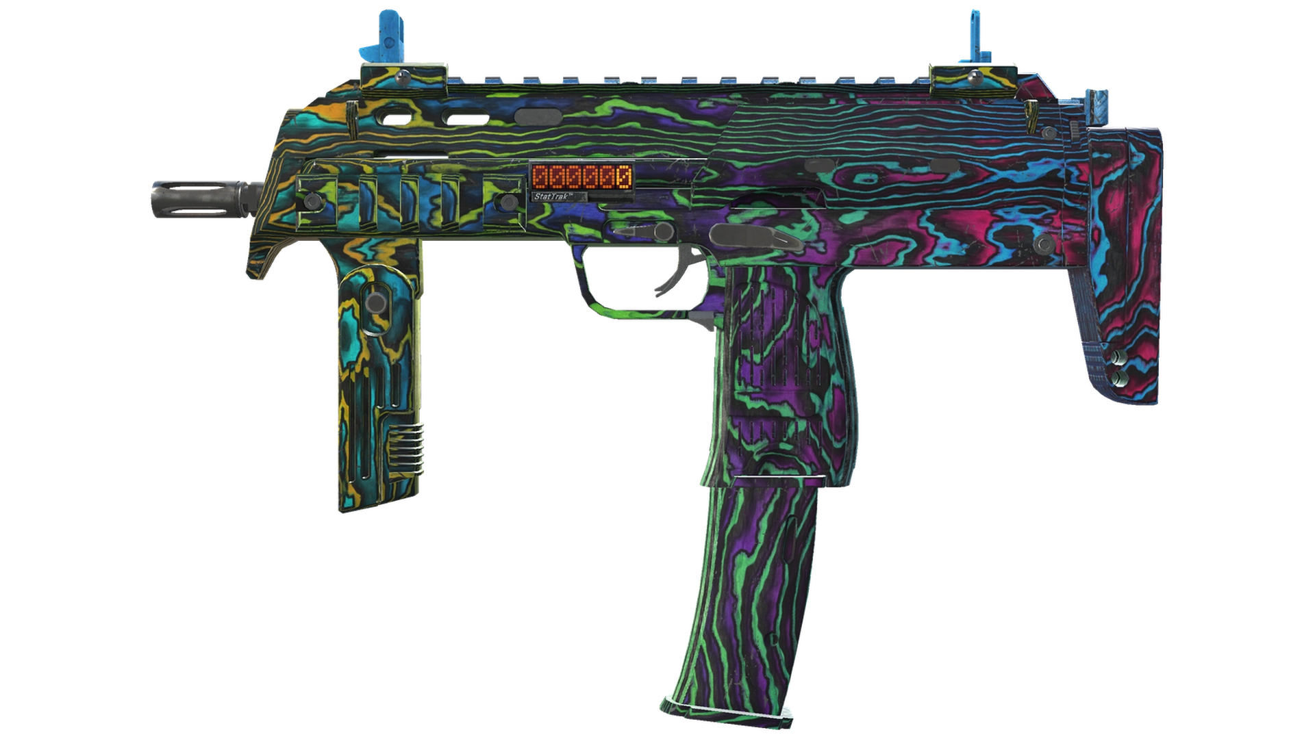 StatTrak™ MP7 | Neon Ply (Field-Tested)