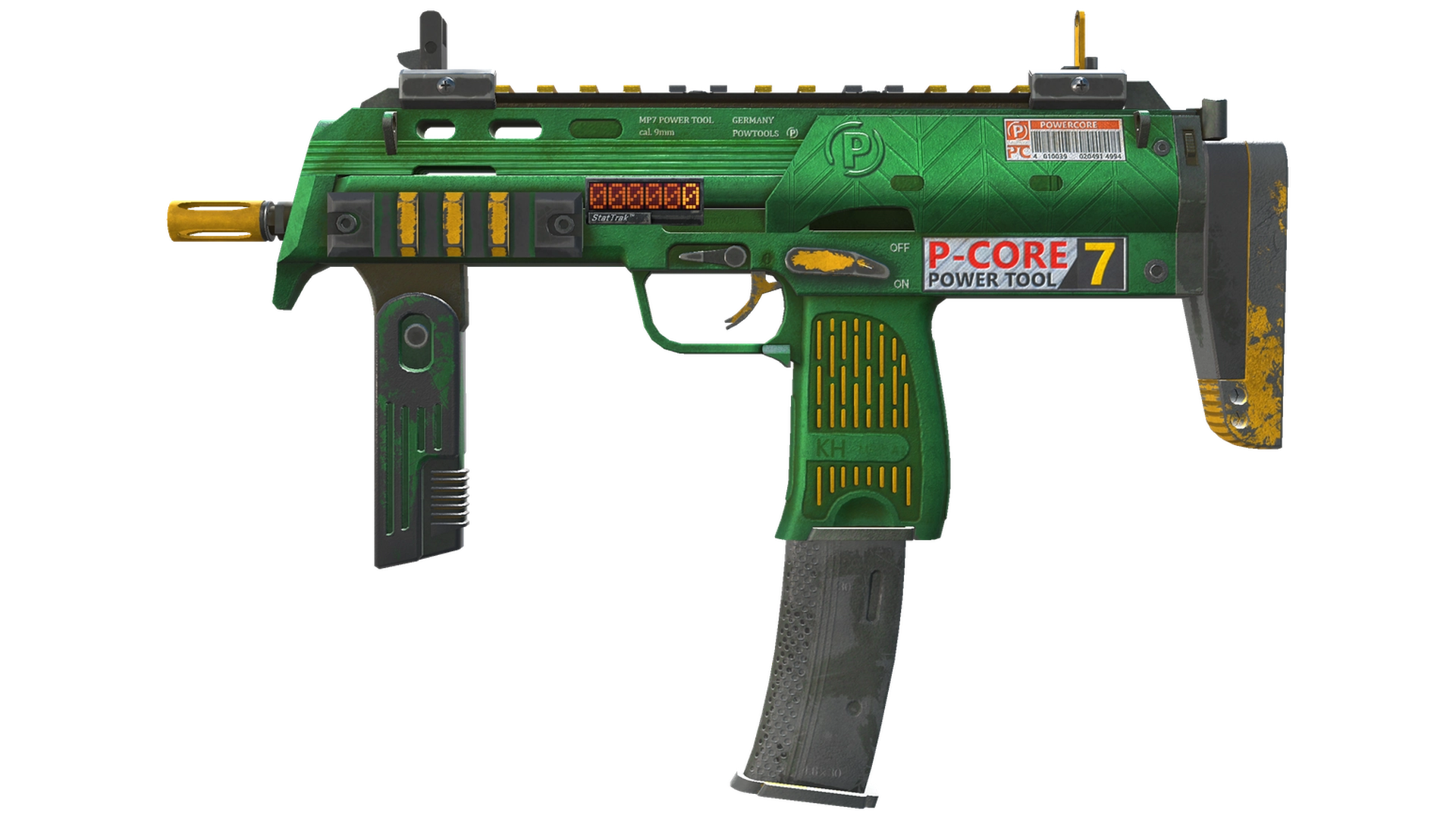 StatTrak™ MP7 | Powercore (Well-Worn)