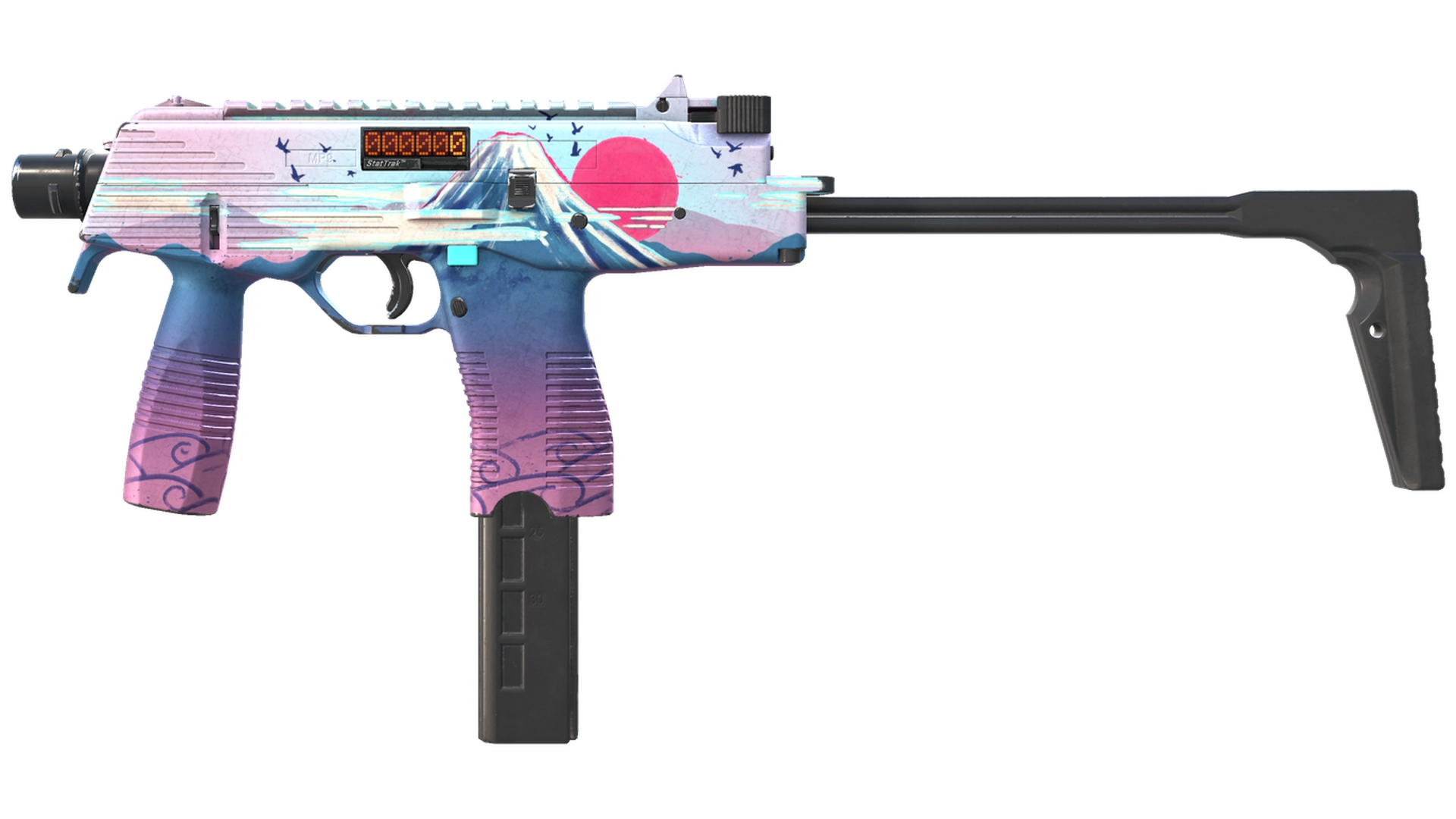 StatTrak™ MP9 | Mount Fuji (Minimal Wear)
