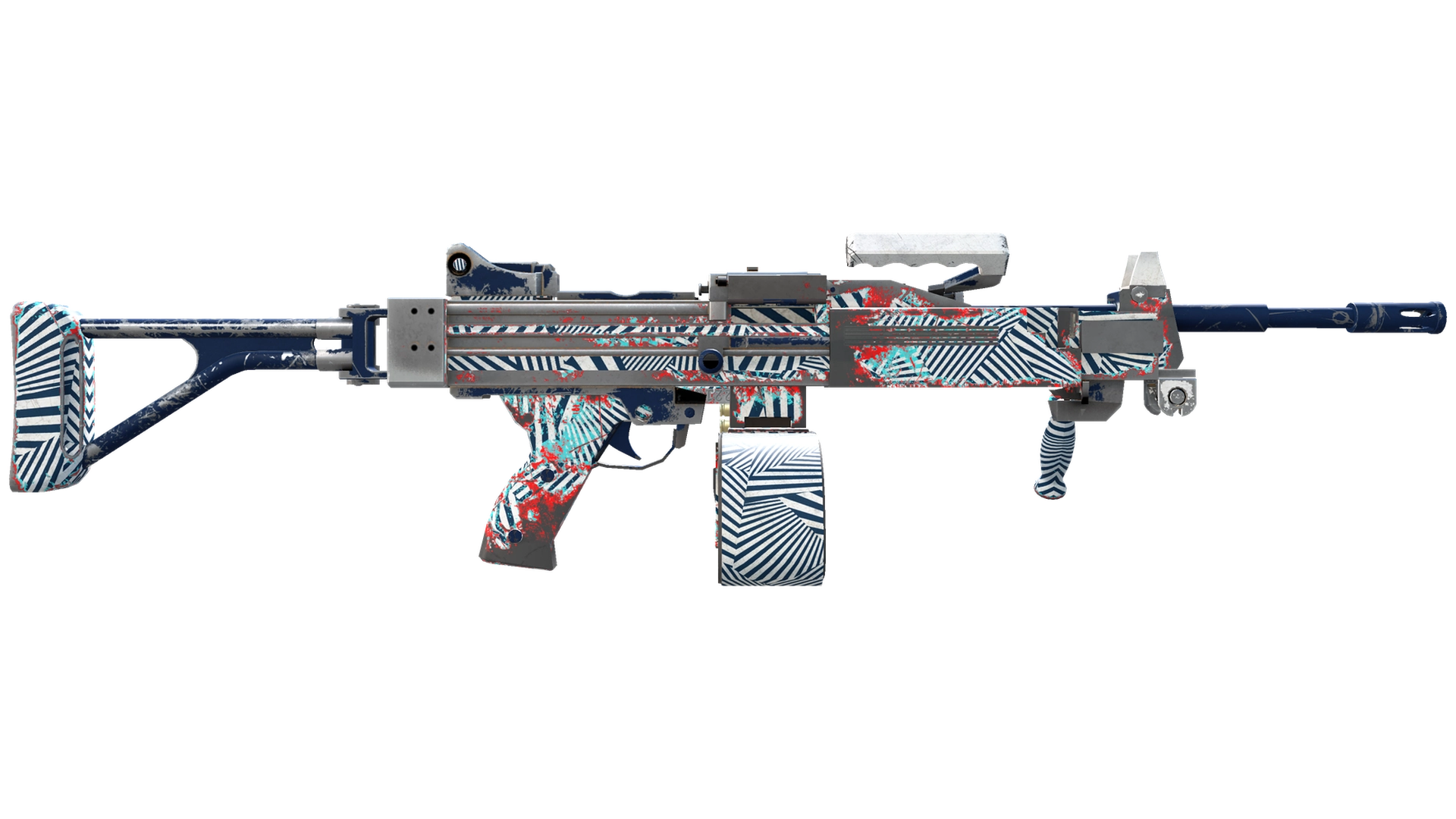 StatTrak™ Negev | Dazzle (Well-Worn)