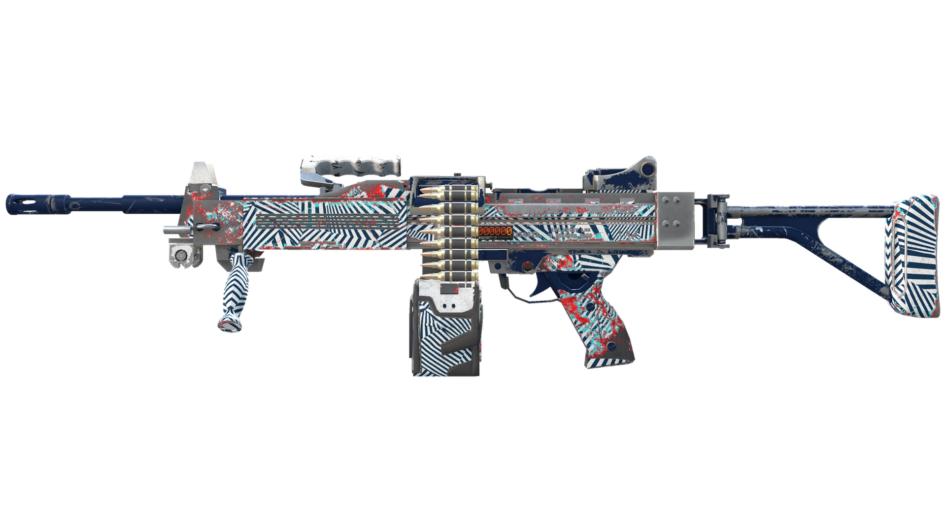 StatTrak™ Negev | Dazzle (Well-Worn)