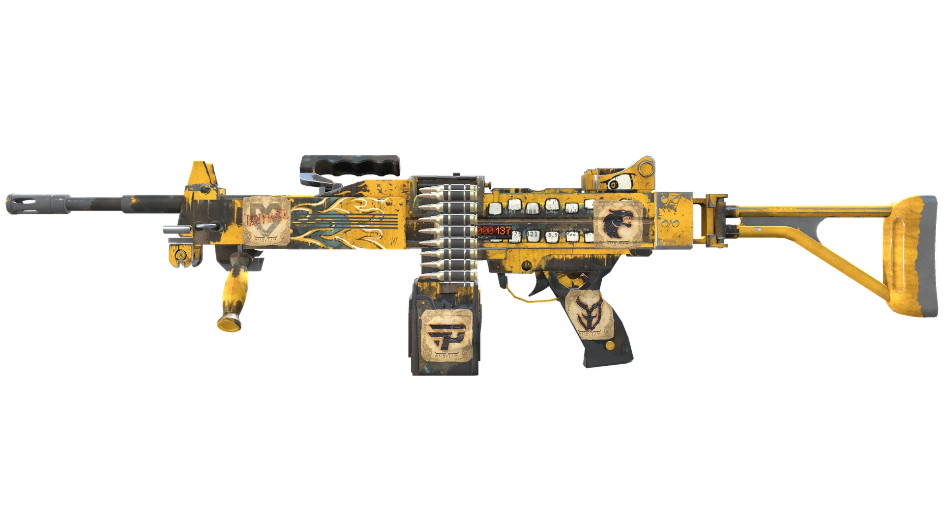 StatTrak™ Negev | Loudmouth (Minimal Wear)