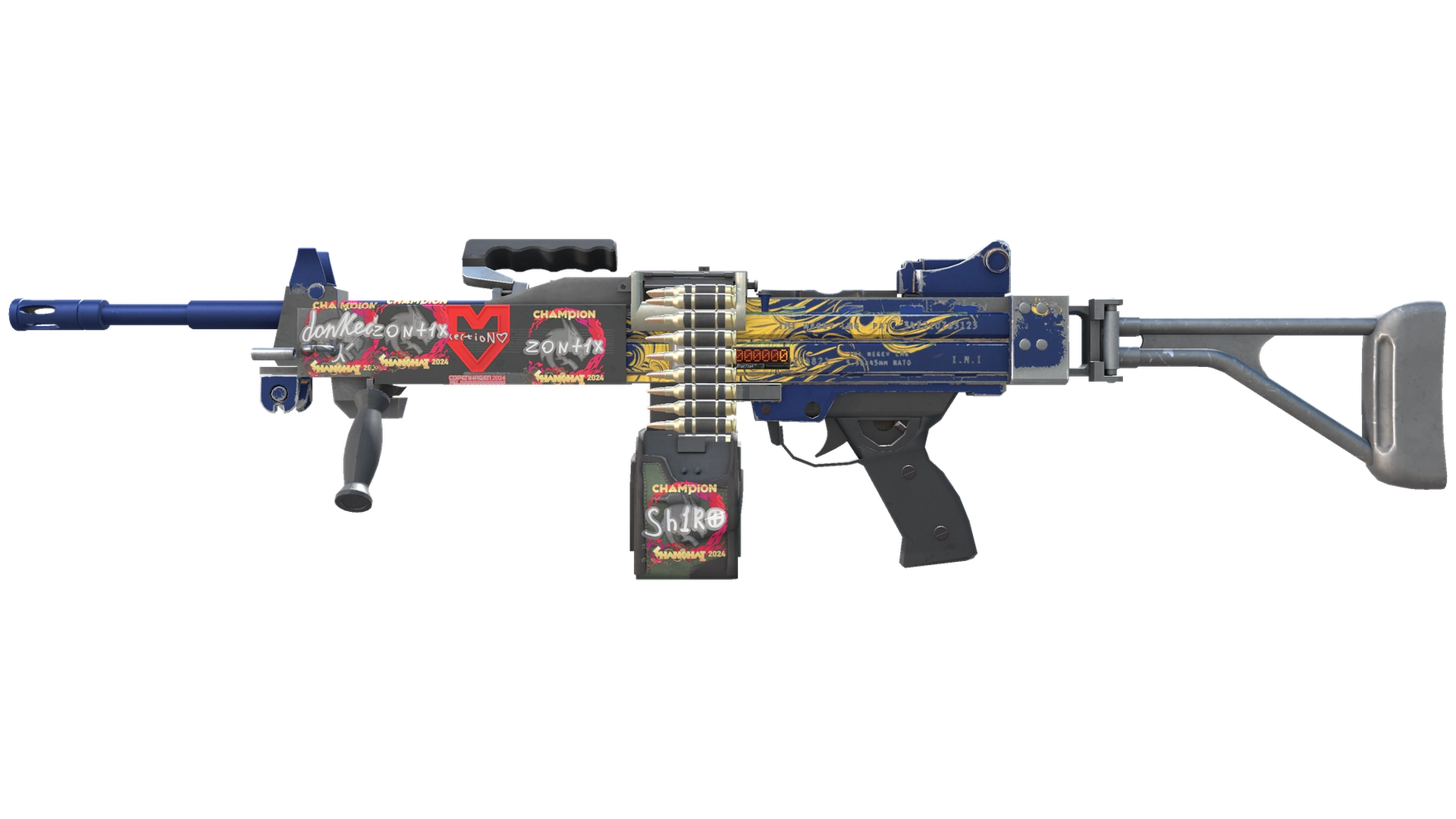 StatTrak™ Negev | Man-o'-war (Minimal Wear)