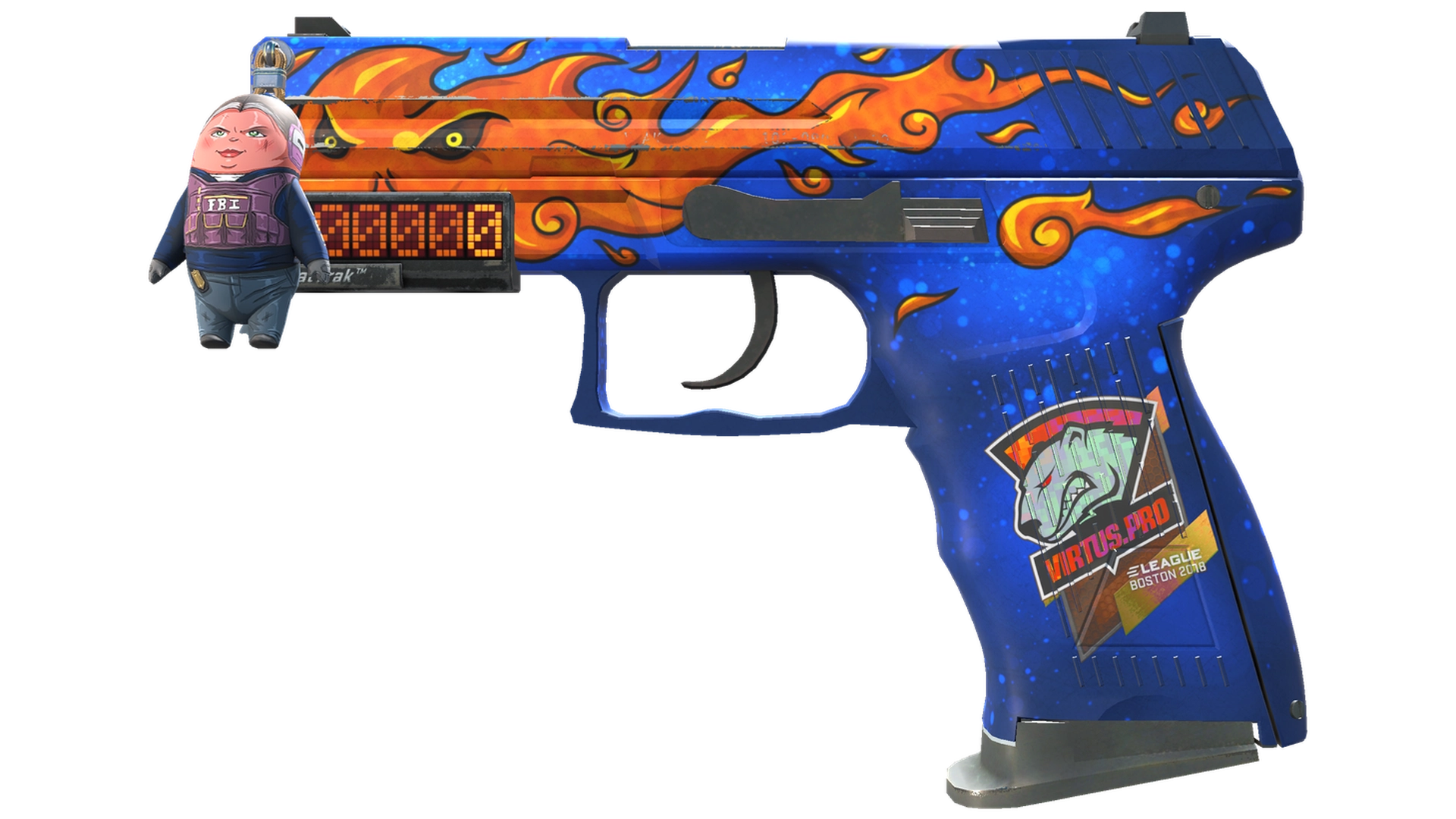 StatTrak™ P2000 | Fire Elemental (Field-Tested)