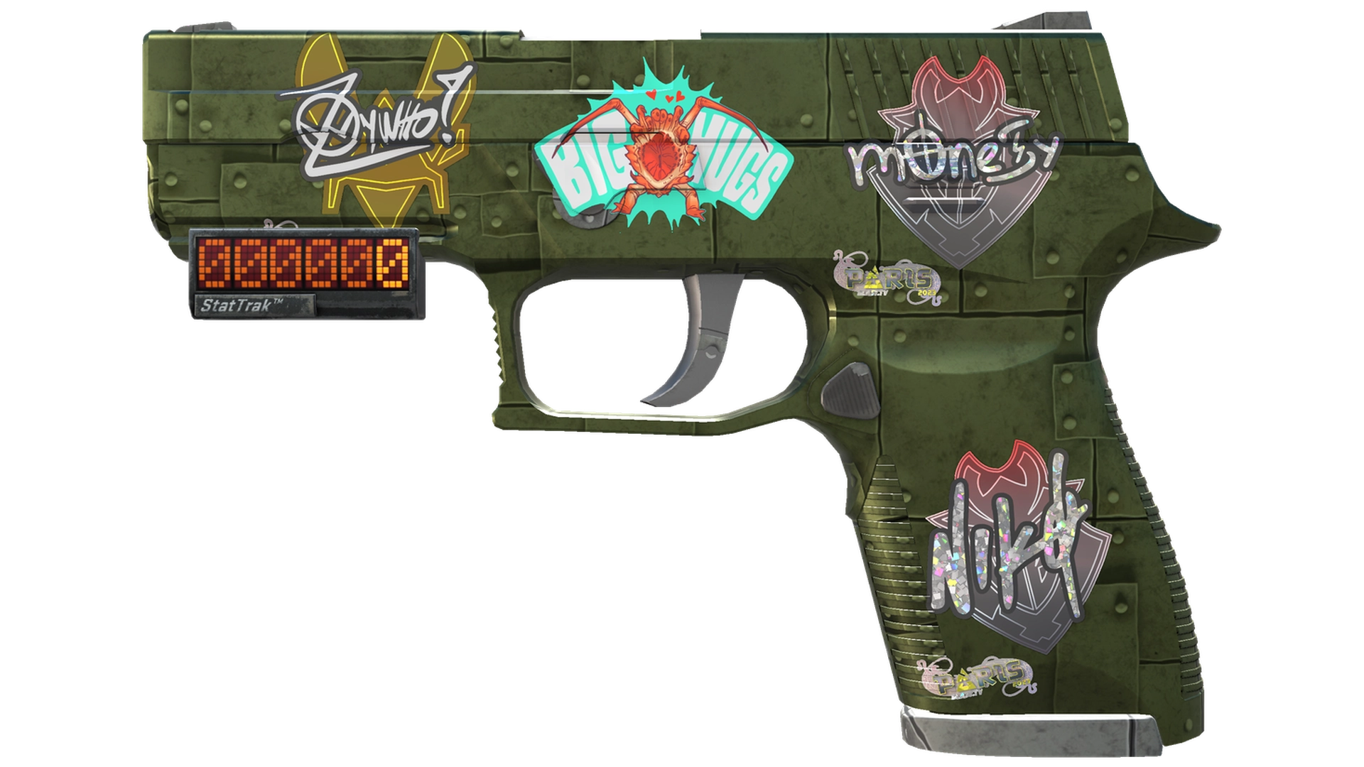 StatTrak™ P250 | Iron Clad (Minimal Wear)