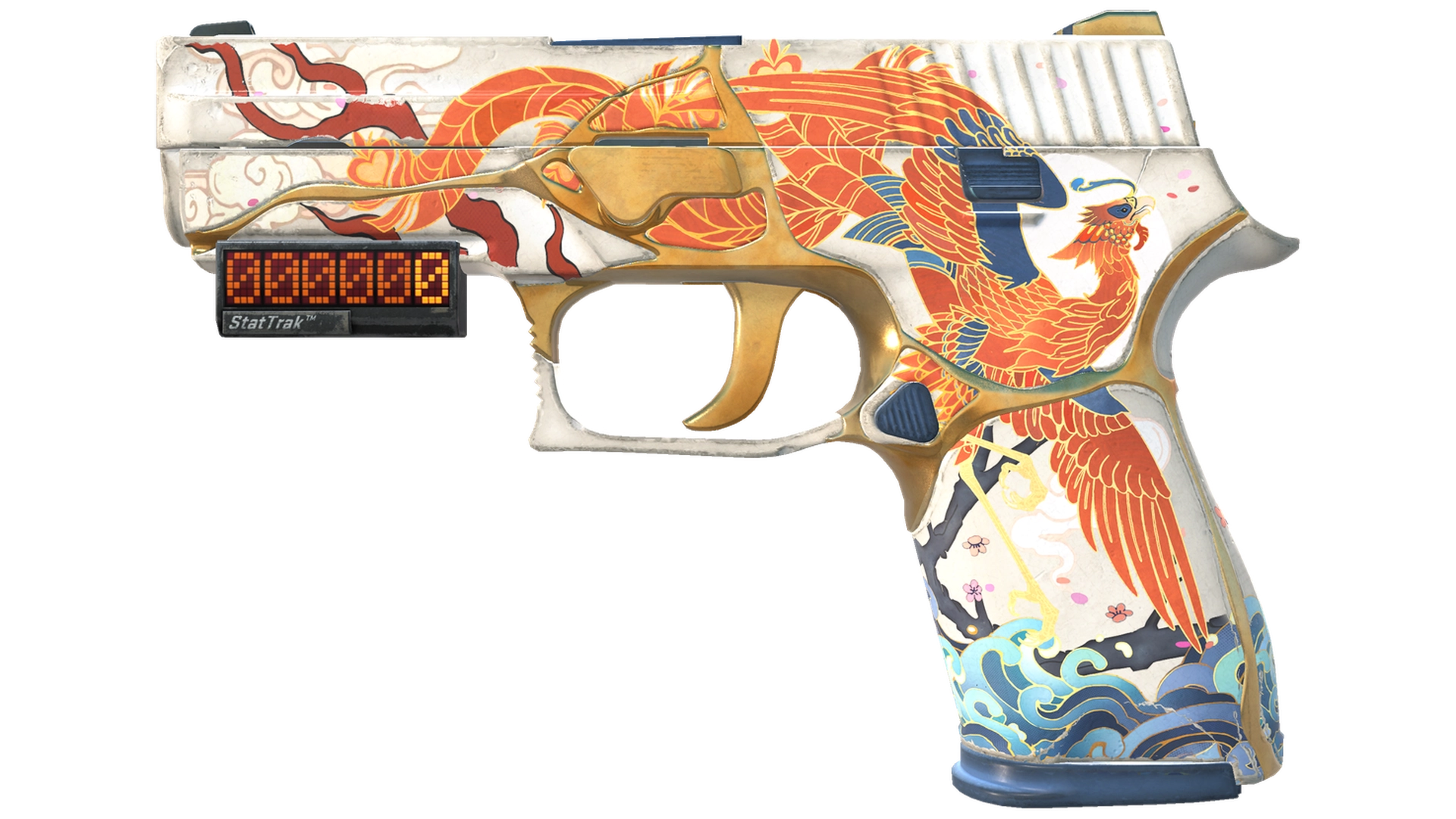 StatTrak™ P250 | Kintsugi (Minimal Wear)