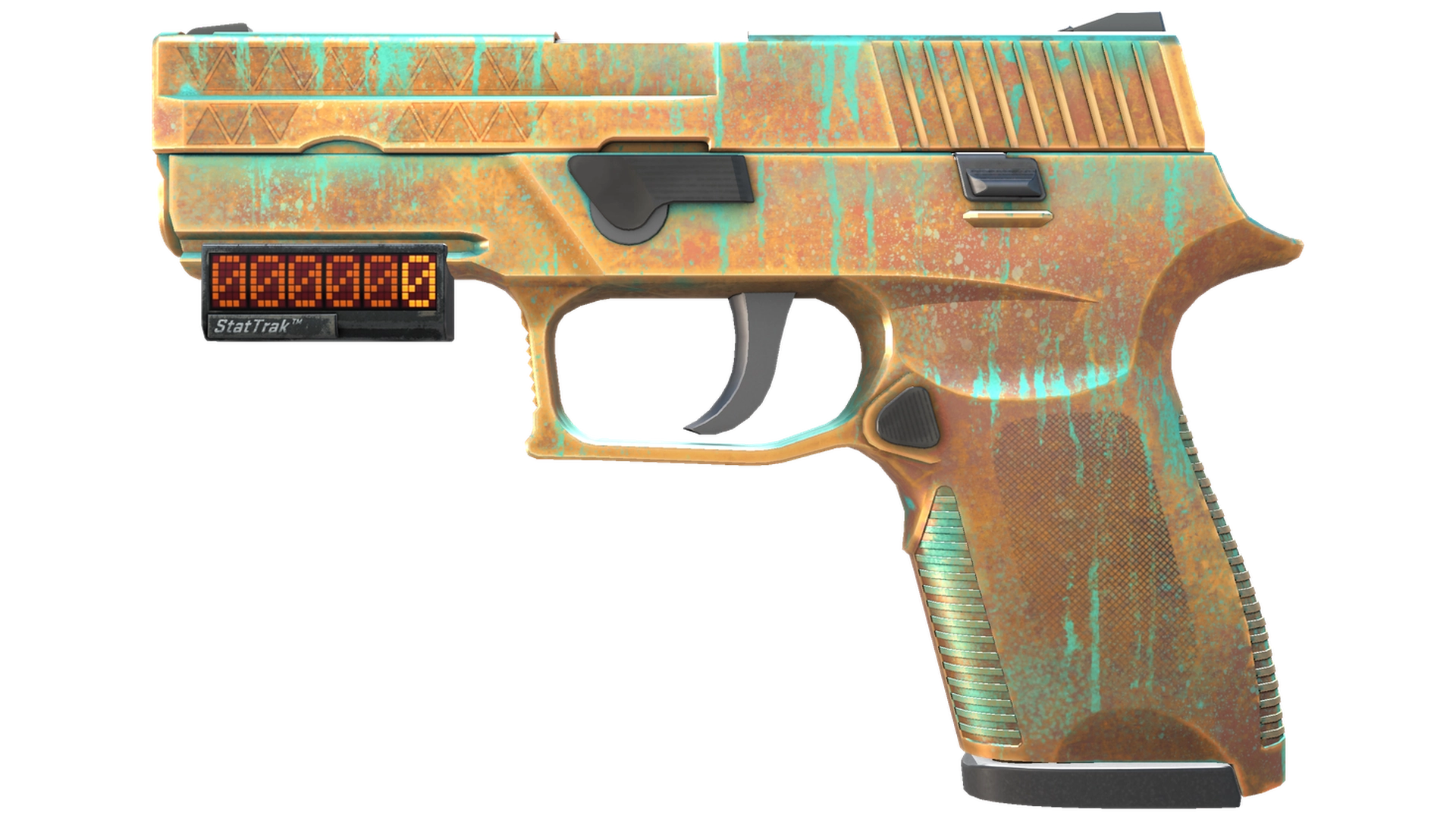 StatTrak™ P250 | Verdigris (Factory New)