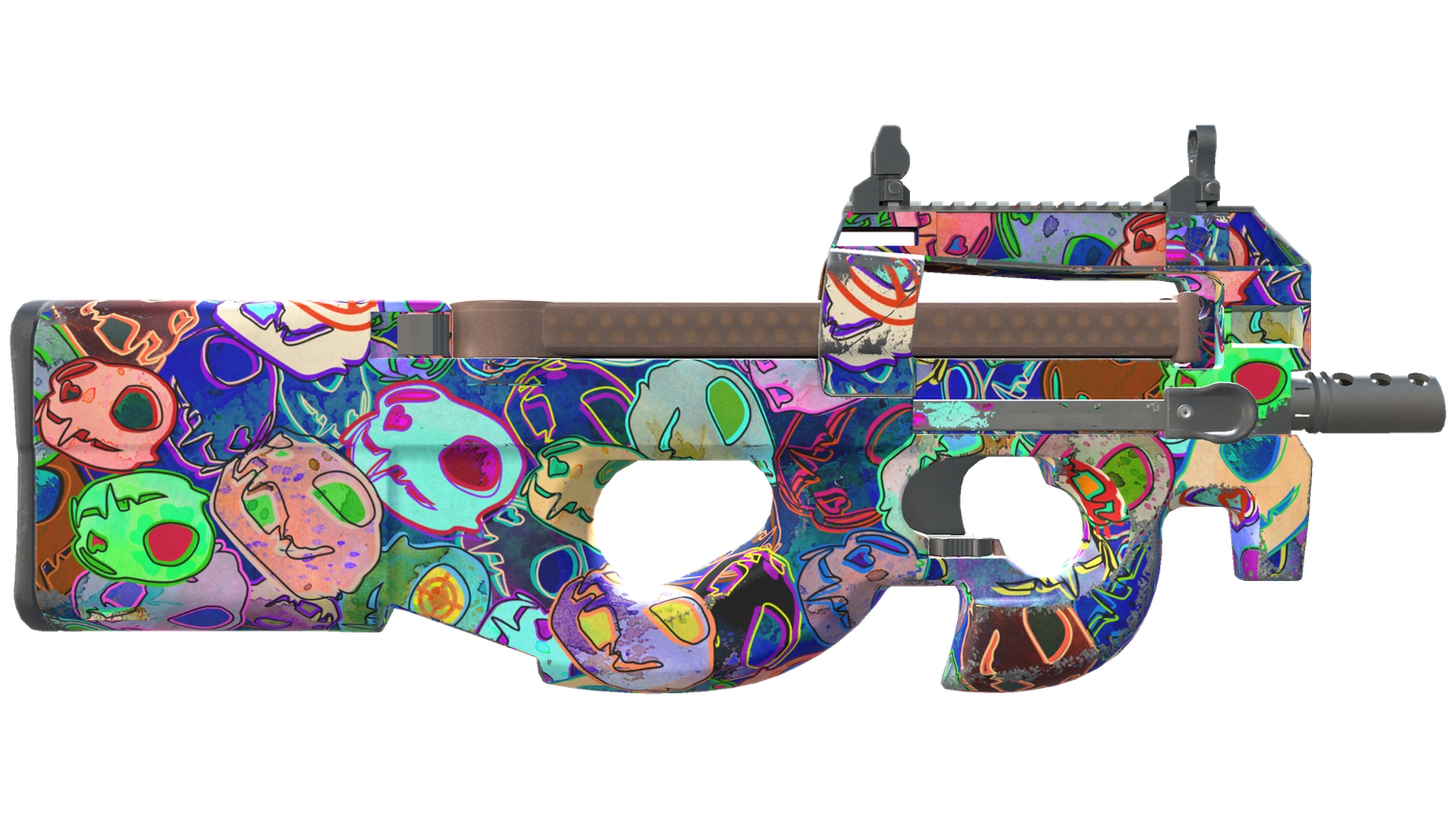 StatTrak™ P90 | Death by Kitty (Minimal Wear)