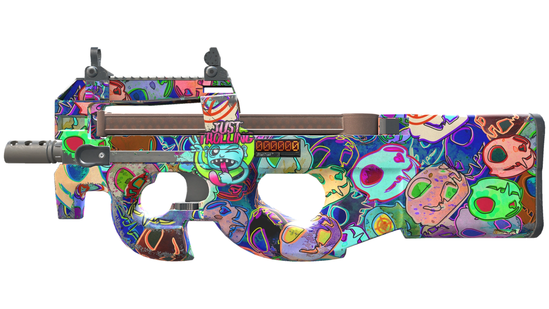 StatTrak™ P90 | Death by Kitty (Minimal Wear)