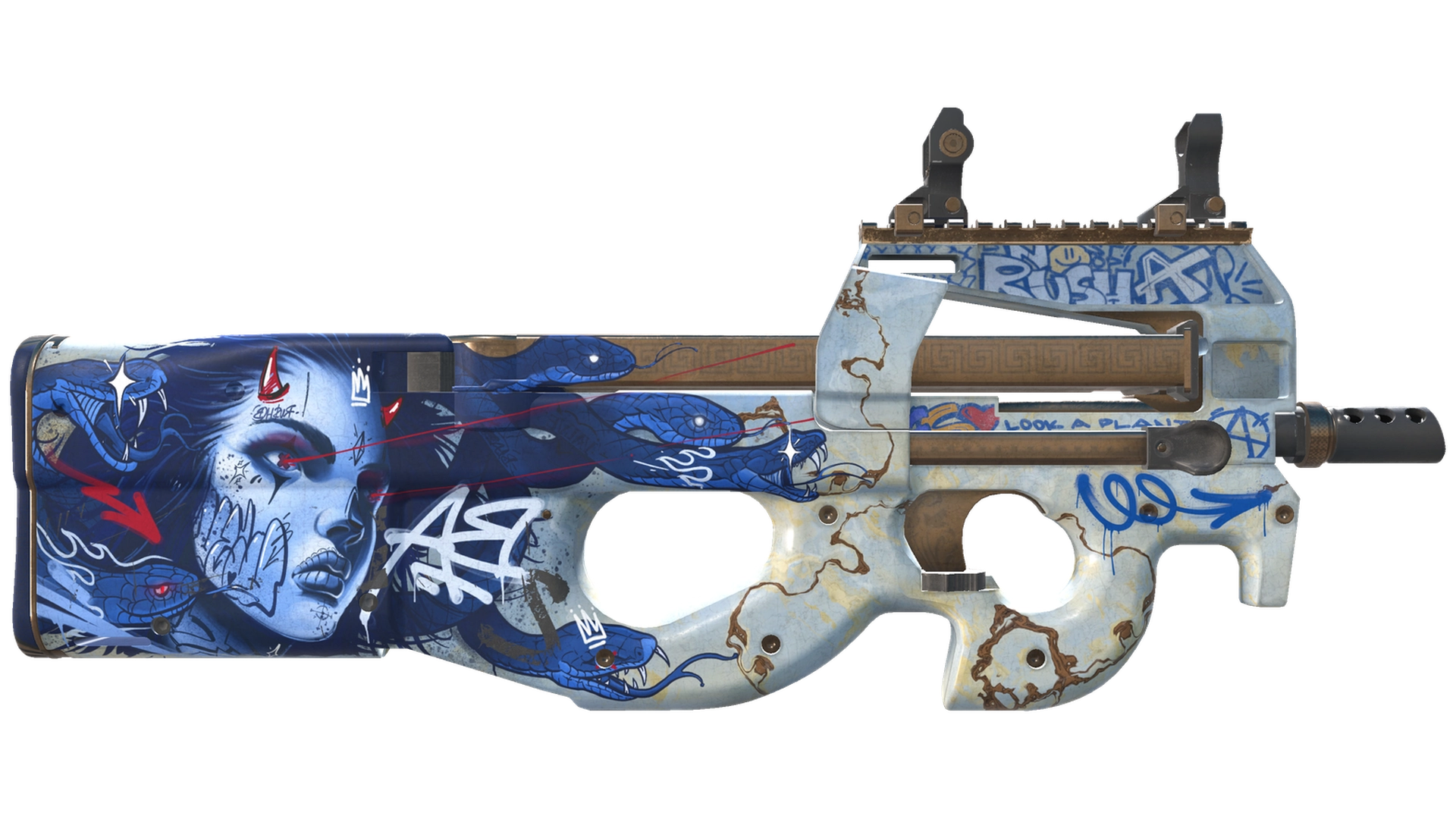 StatTrak™ P90 | Deathgaze (Field-Tested)