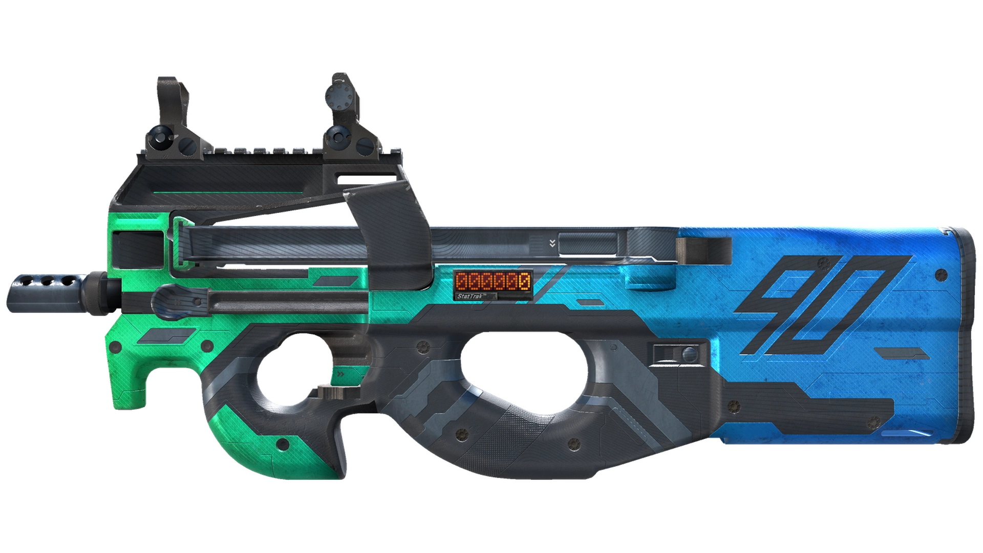 StatTrak™ P90 | Wave Breaker (Minimal Wear)