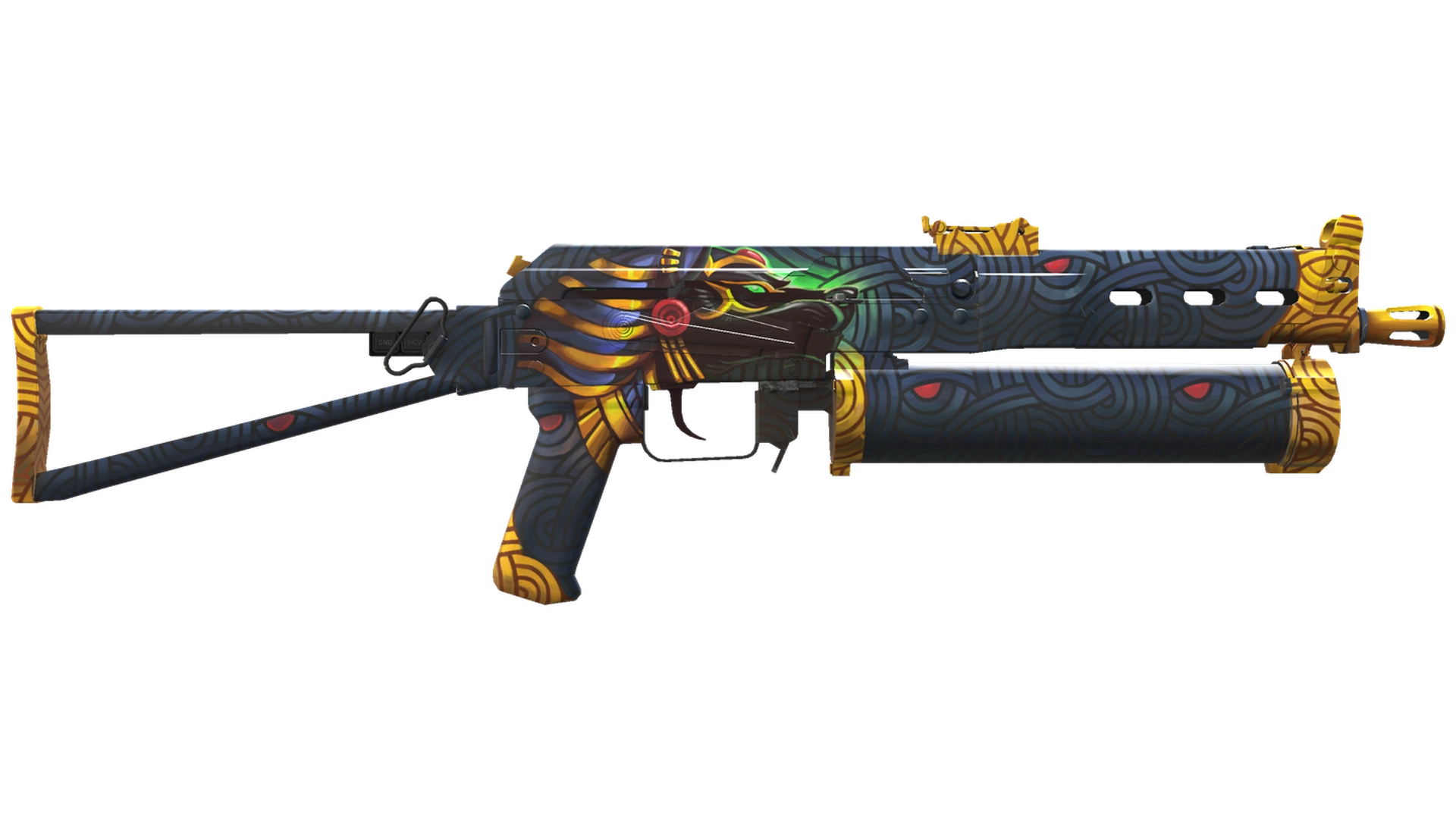 StatTrak™ ПП-19 «Бизон» | Суд Анубиса (Прямо с завода)