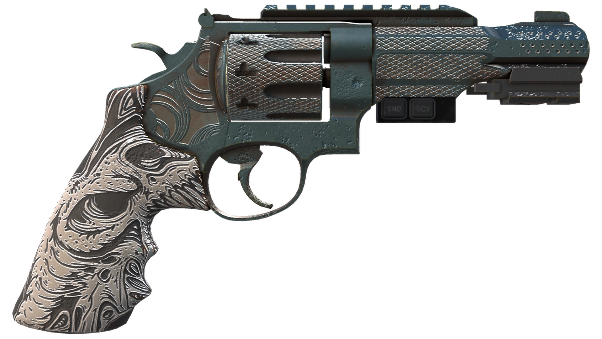 StatTrak™ R8 Revolver | Bone Forged (Field-Tested)
