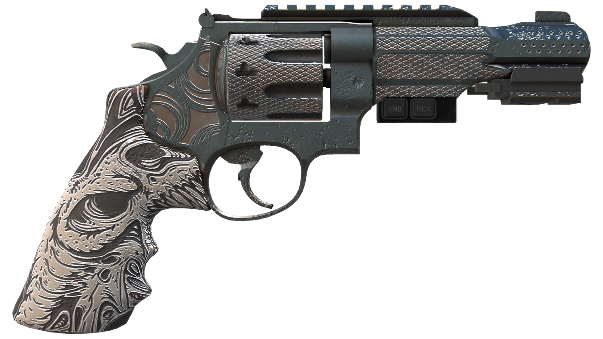 StatTrak™ R8 Revolver | Bone Forged (Minimal Wear)