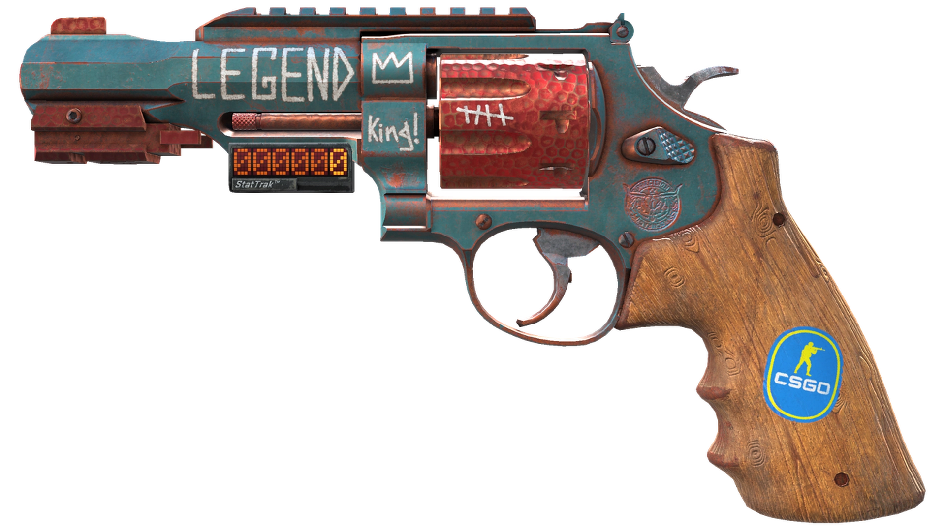 StatTrak™ R8 Revolver | Junk Yard (Minimal Wear)
