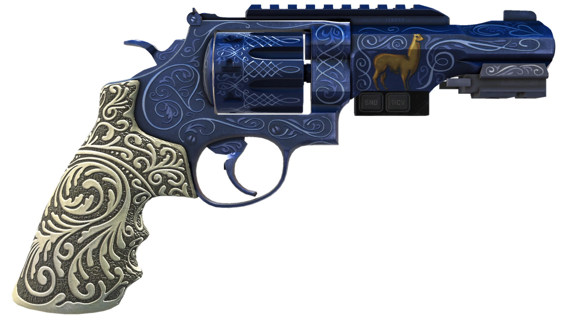 StatTrak™ R8 Revolver | Llama Cannon (Minimal Wear)