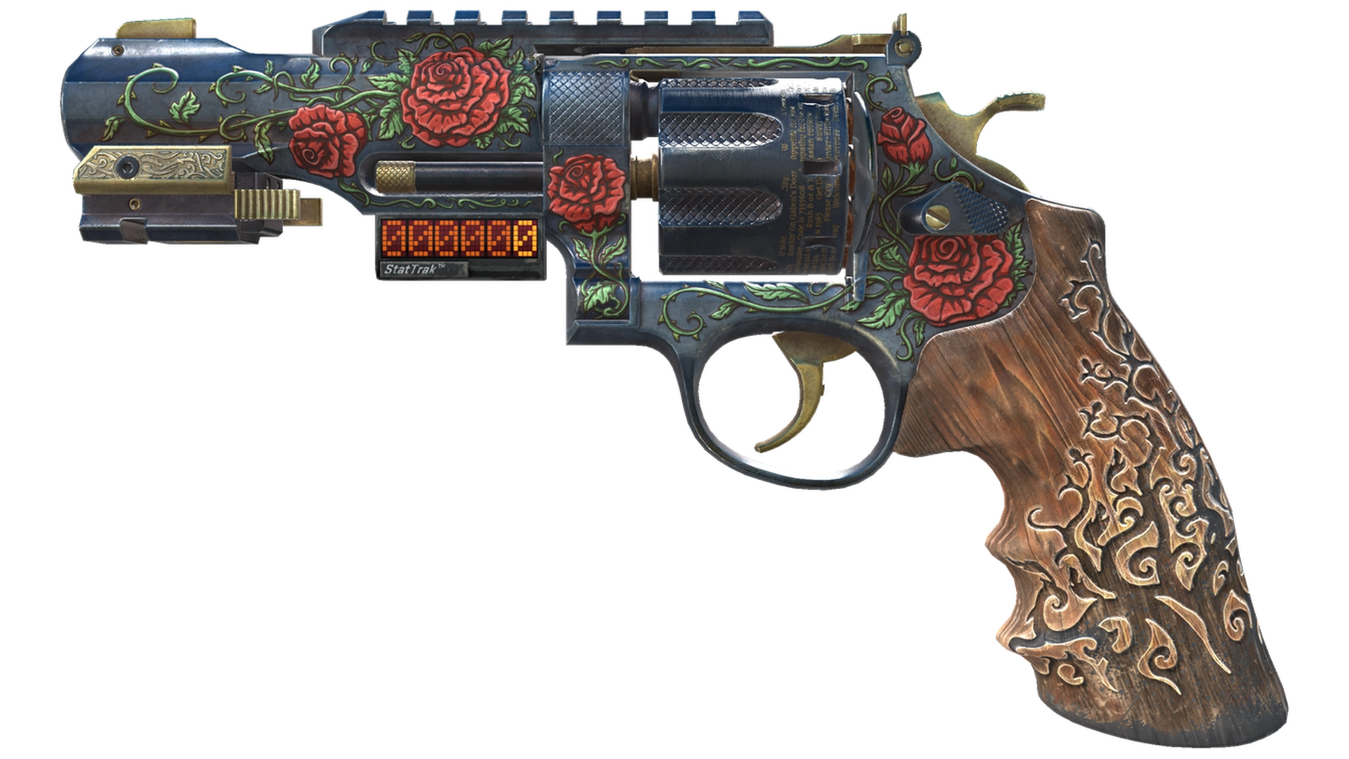 StatTrak™ R8 Revolver | Tango (Well-Worn)