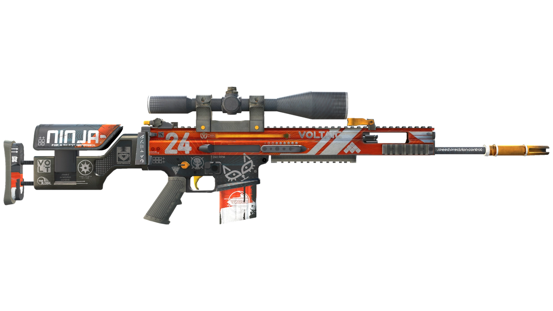StatTrak™ SCAR-20 | Bloodsport (Field-Tested)