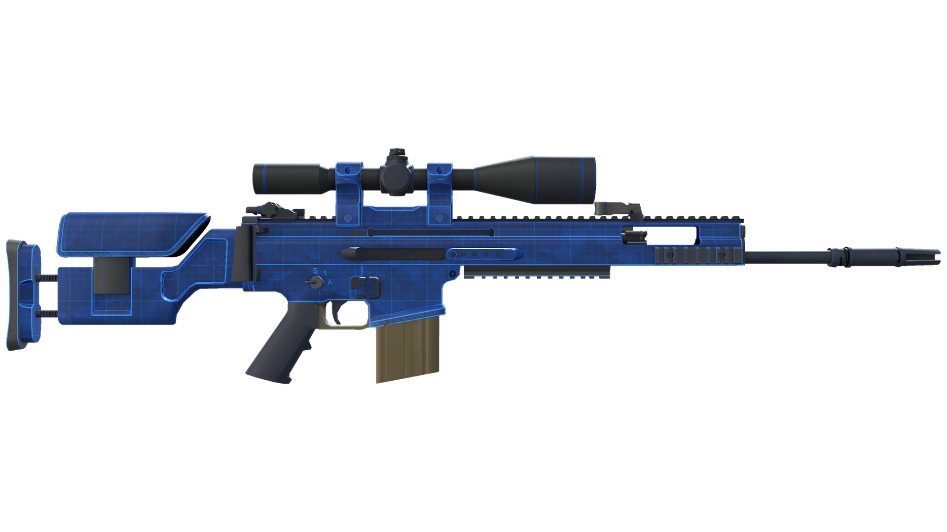 StatTrak™ SCAR-20 | Blueprint (Factory New)