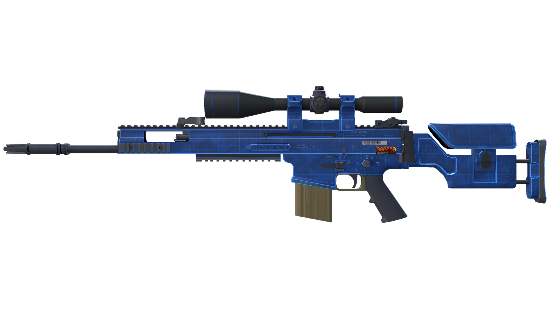 StatTrak™ SCAR-20 | Blueprint (Factory New)