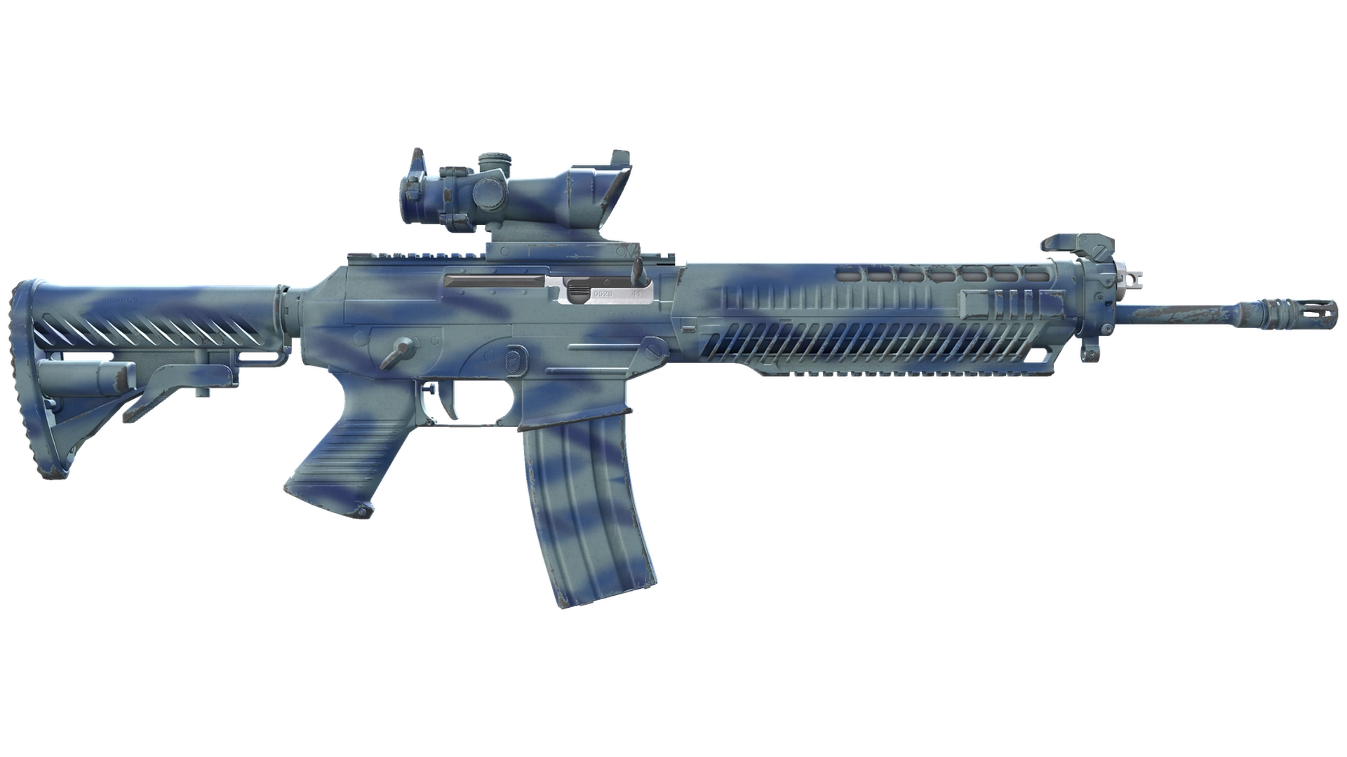 StatTrak™ SG 553 | Wave Spray (Minimal Wear)