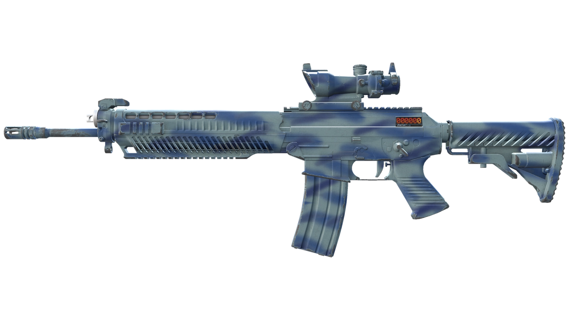 StatTrak™ SG 553 | Wave Spray (Minimal Wear)