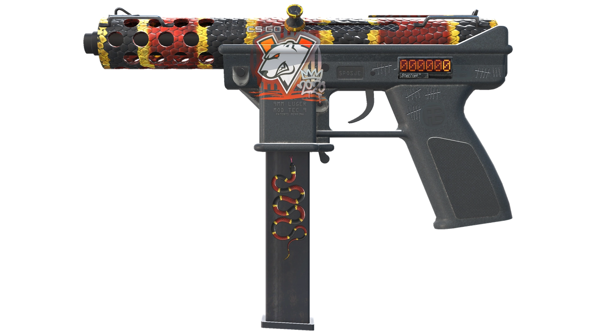 StatTrak™ Tec-9 | Snek-9 (Minimal Wear)
