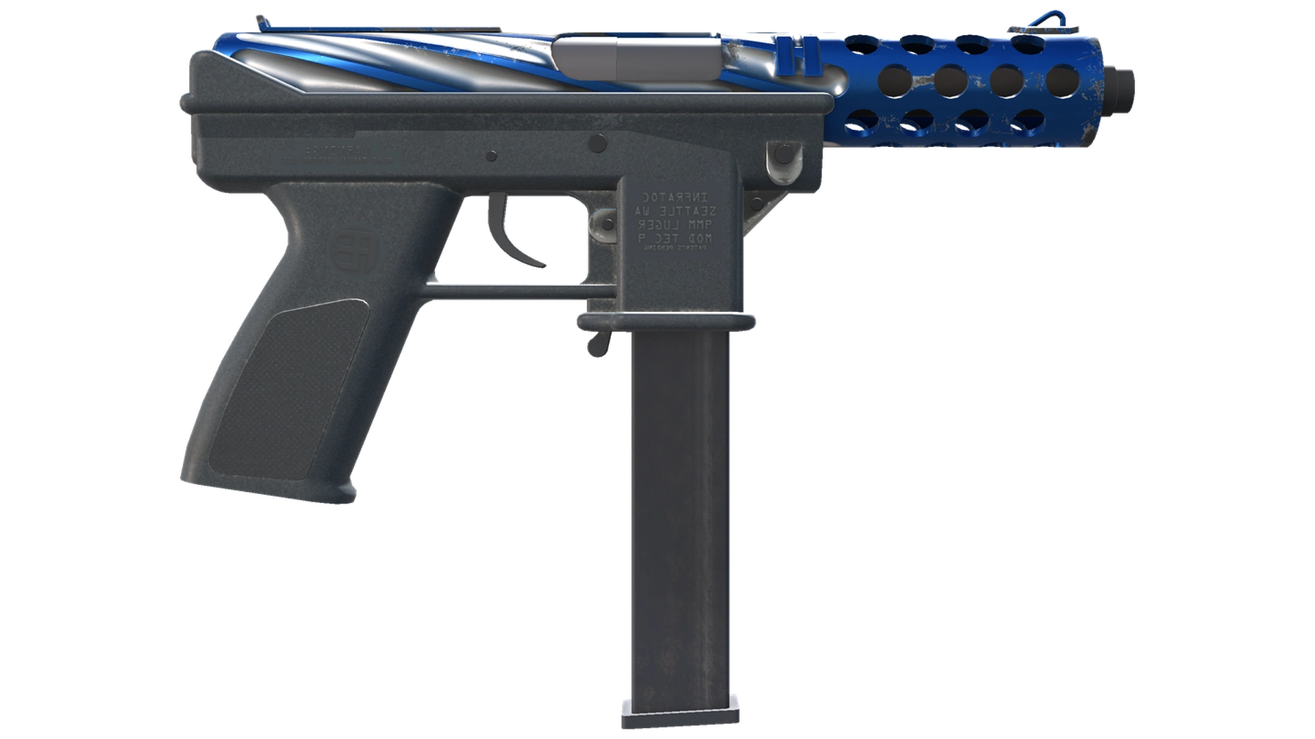 StatTrak™ Tec-9 | Titanium Bit (Minimal Wear)