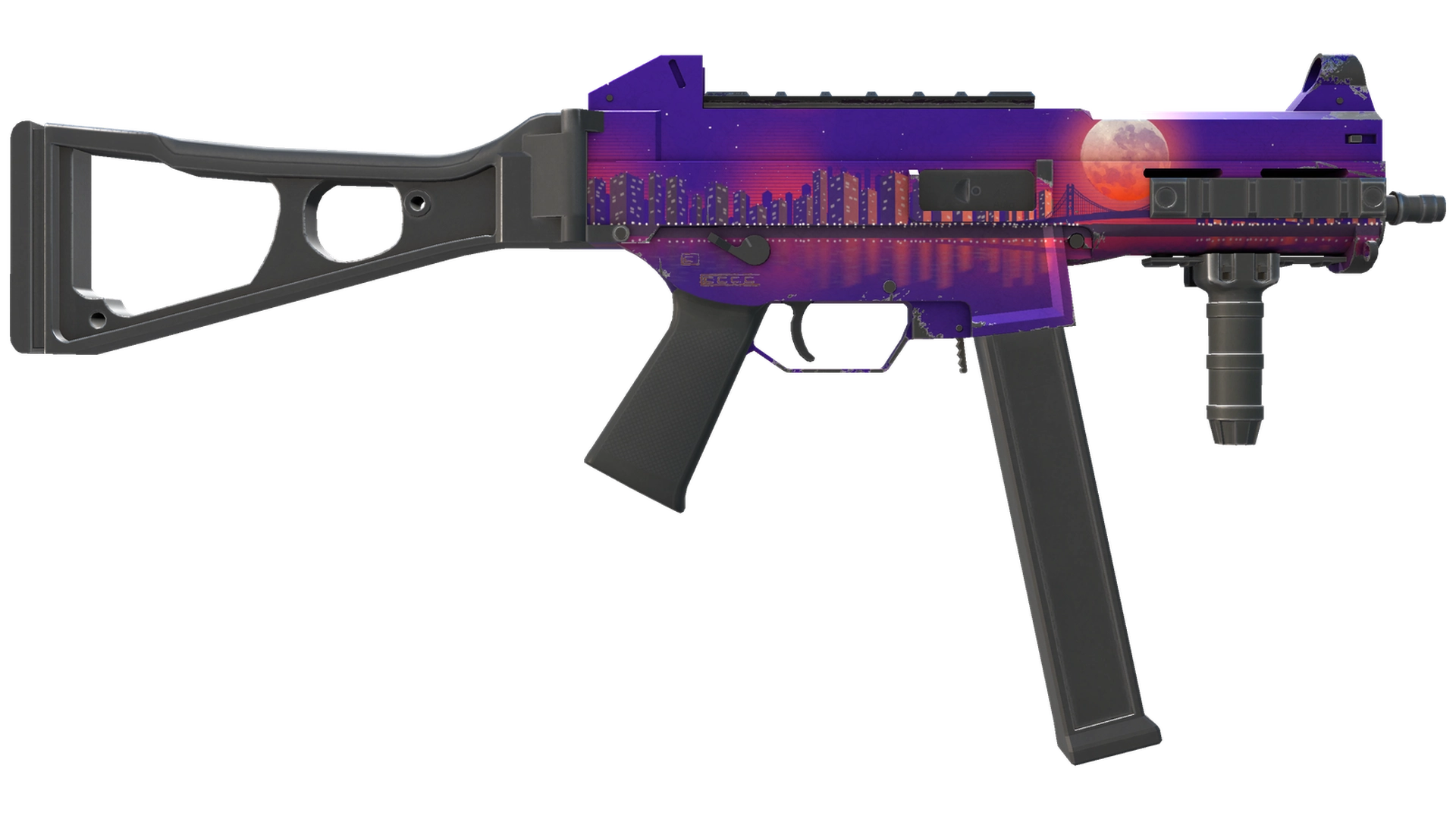 StatTrak™ UMP-45 | Лунная ночь (После полевых испытаний)