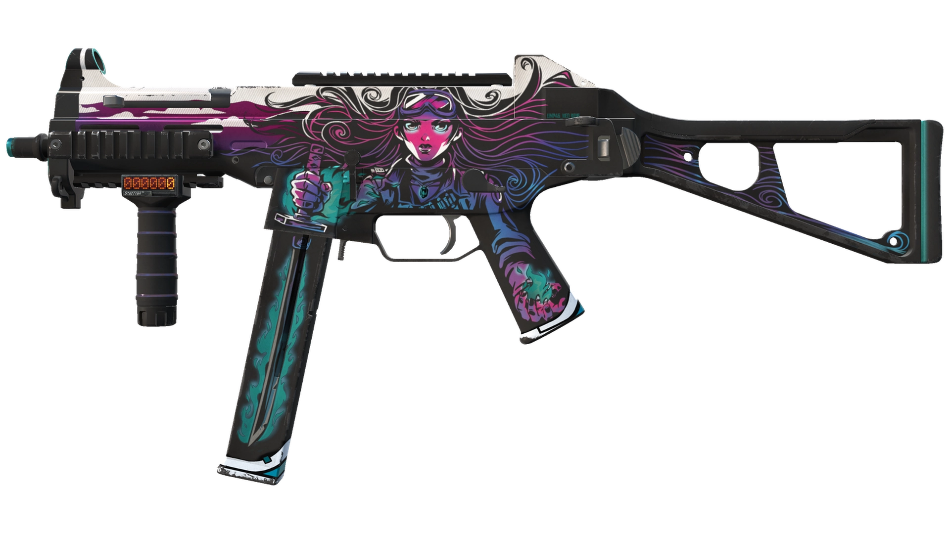 StatTrak™ UMP-45 | Неонуар (После полевых испытаний)