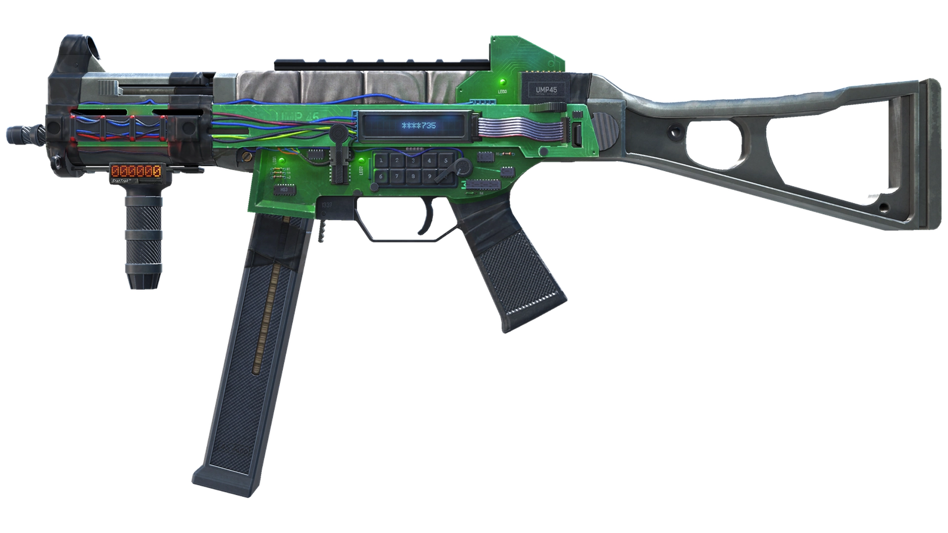 StatTrak™ UMP-45 | Plastique (Factory New)
