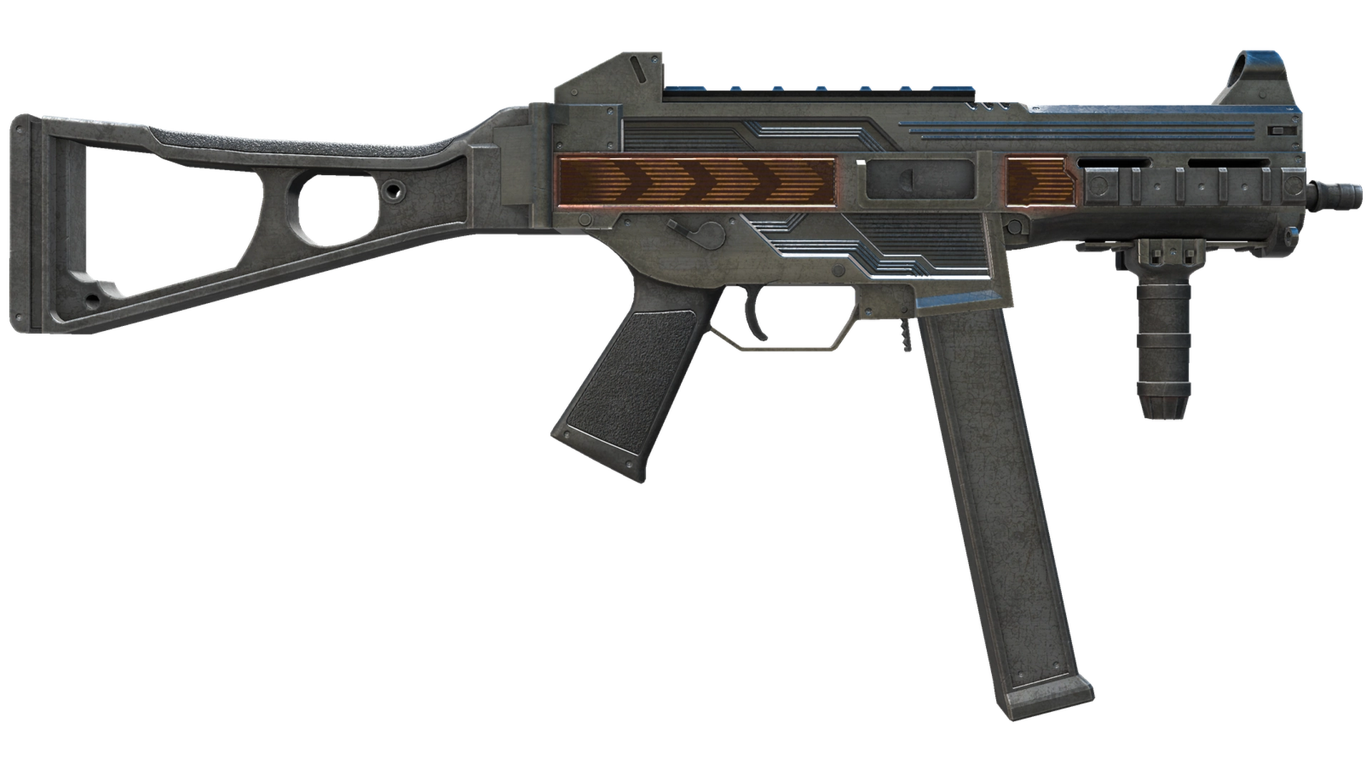 StatTrak™ UMP-45 | Roadblock (Battle-Scarred)