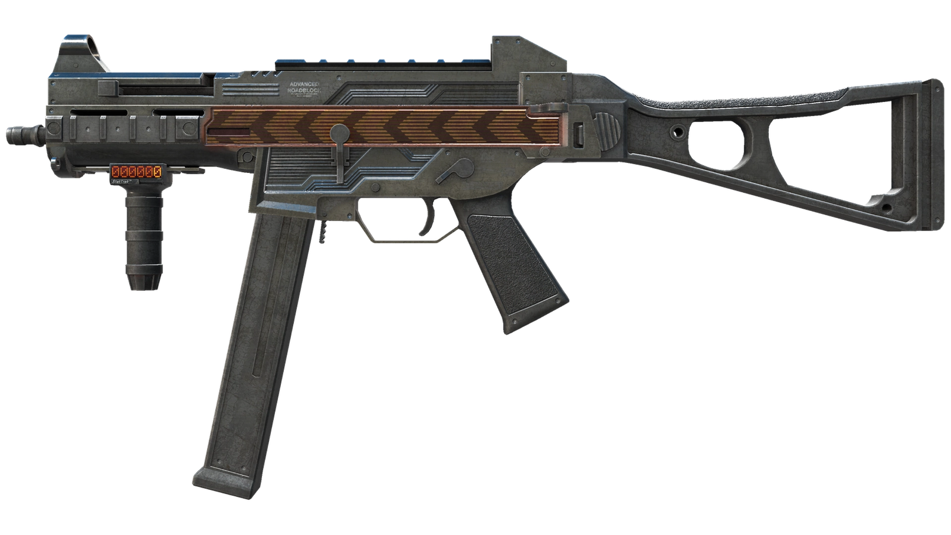 StatTrak™ UMP-45 | Roadblock (Battle-Scarred)