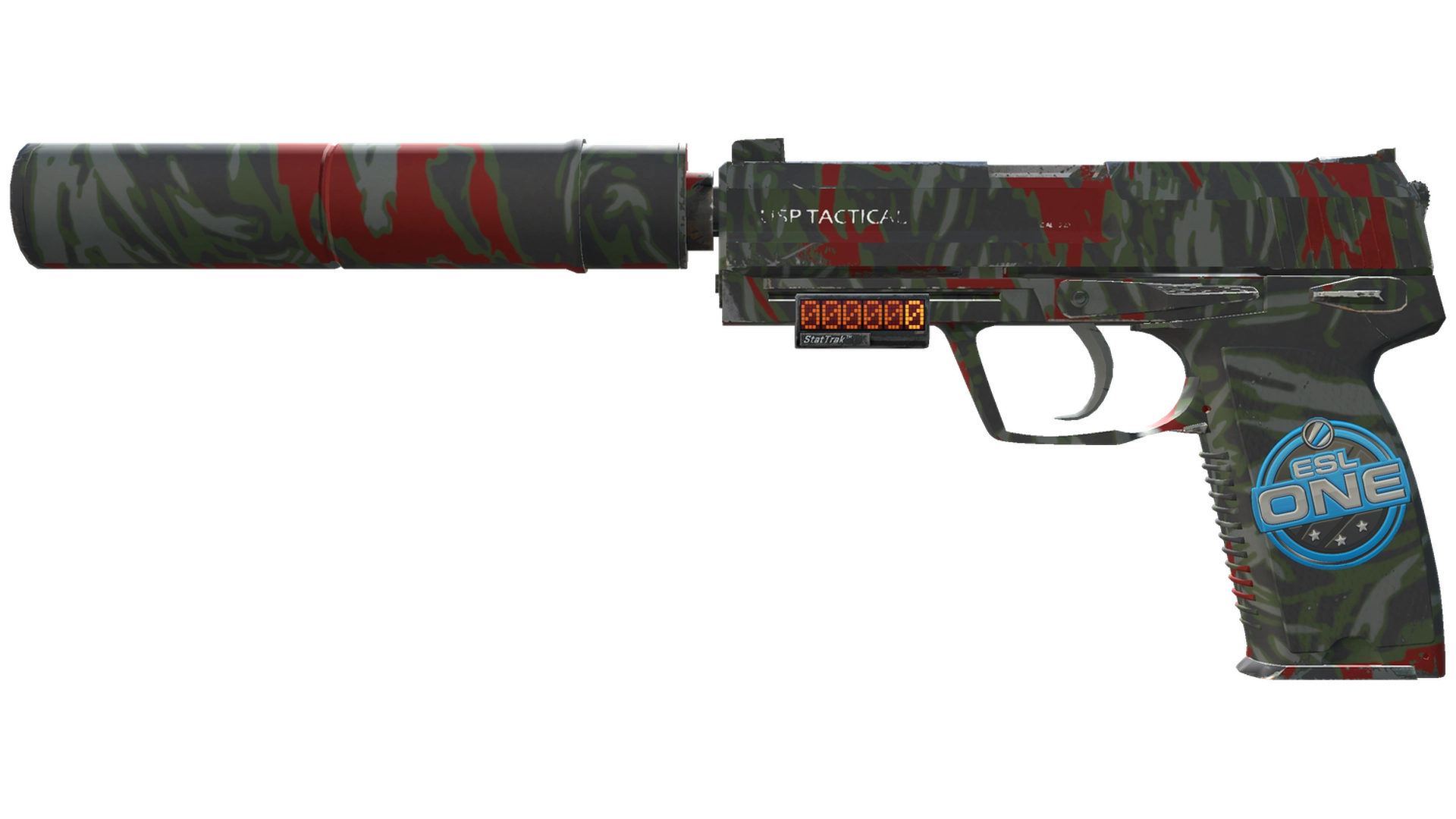 StatTrak™ USP-S | Кровавый тигр (Немного поношенное)