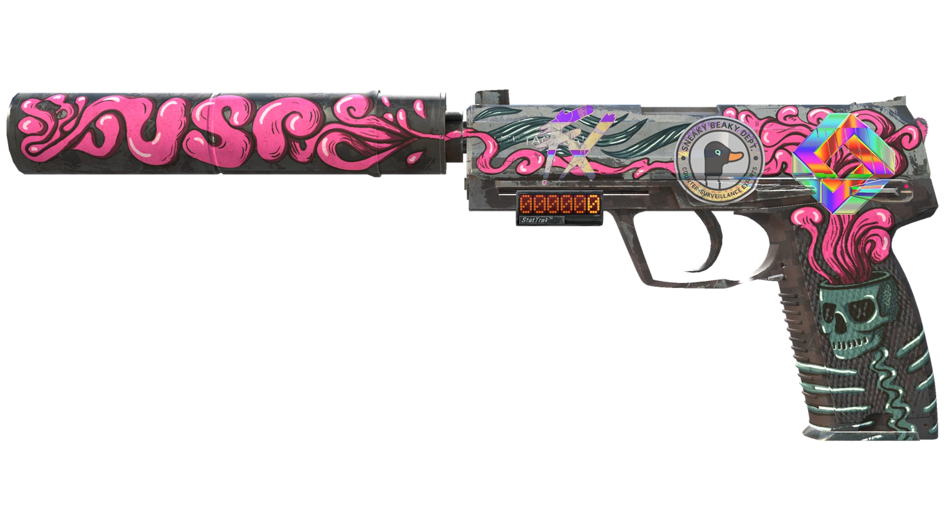 StatTrak™ USP-S | Cortex (Battle-Scarred)