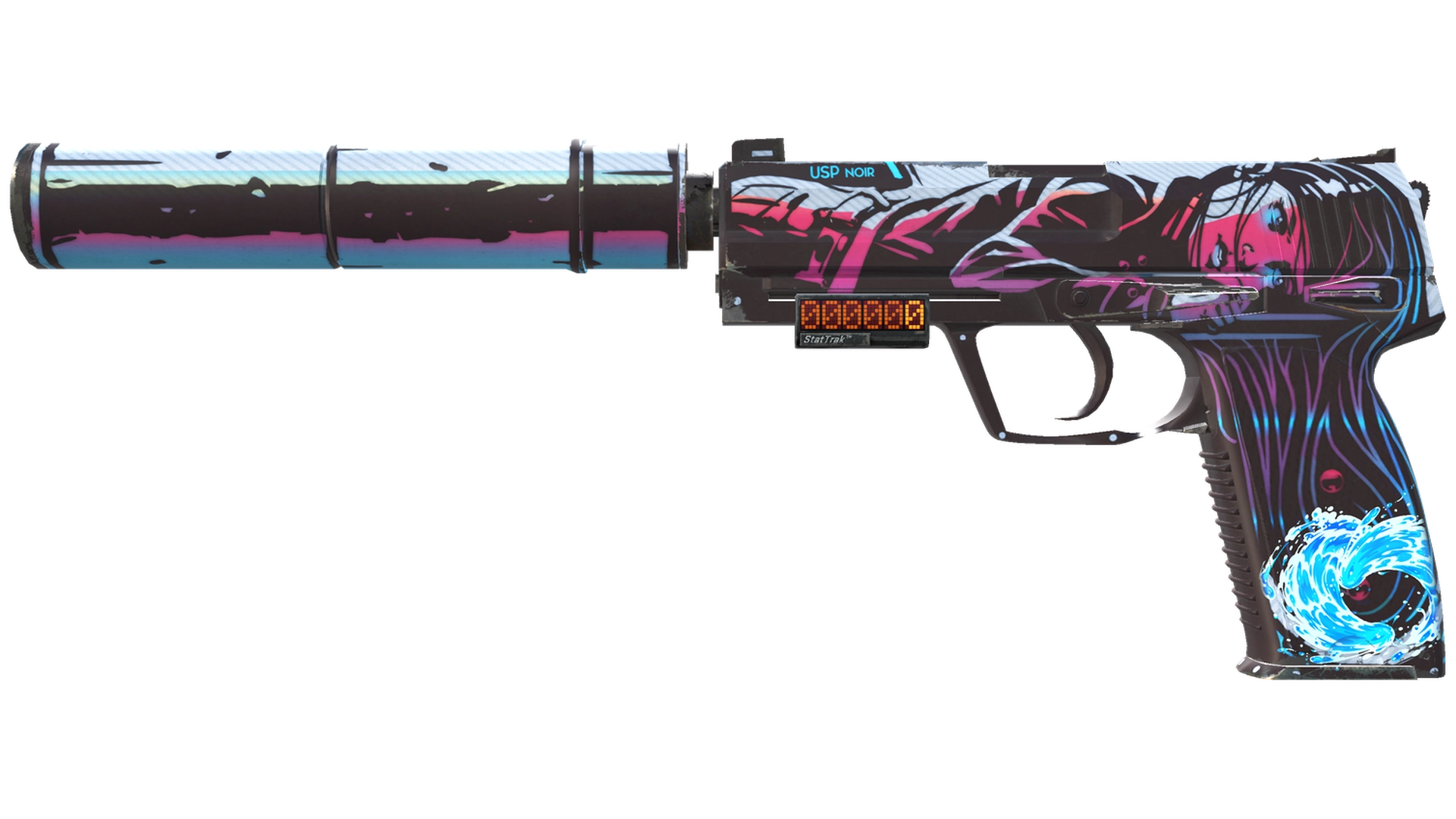 StatTrak™ USP-S | Неонуар (После полевых испытаний)