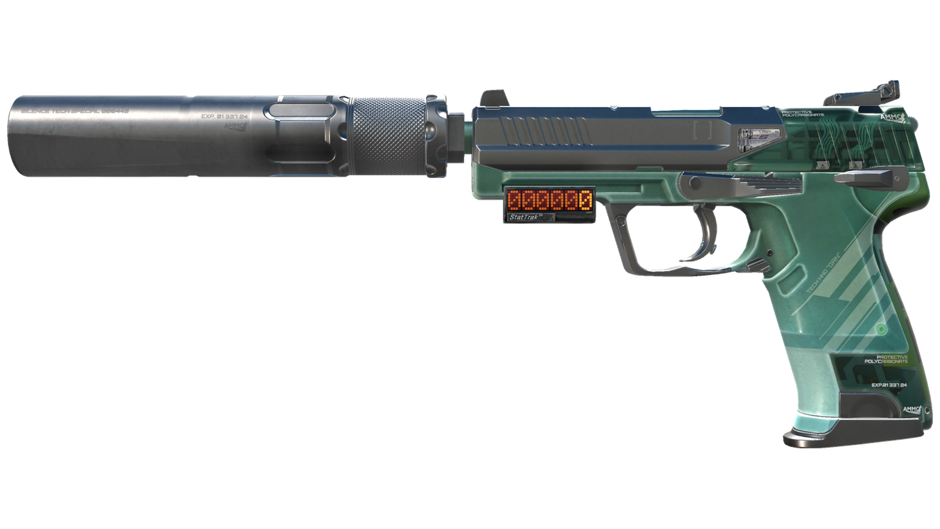 StatTrak™ USP-S | PC-GRN (Factory New)