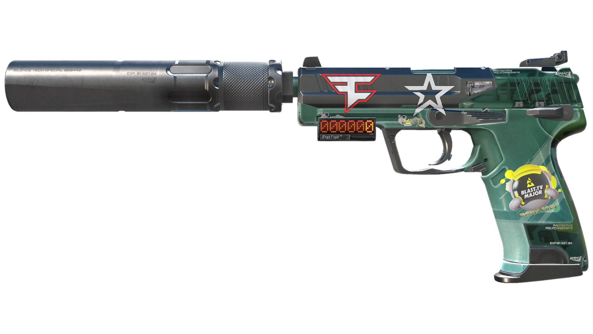 StatTrak™ USP-S | PC-GRN (Minimal Wear)