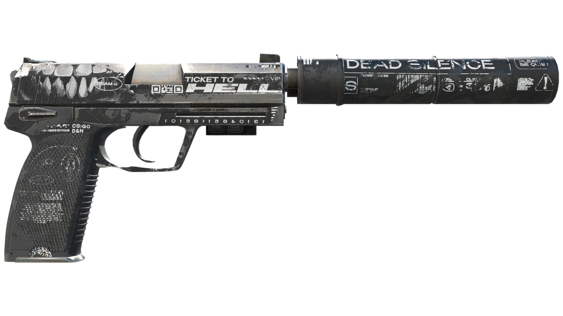 StatTrak™ USP-S | Ticket to Hell (Battle-Scarred)
