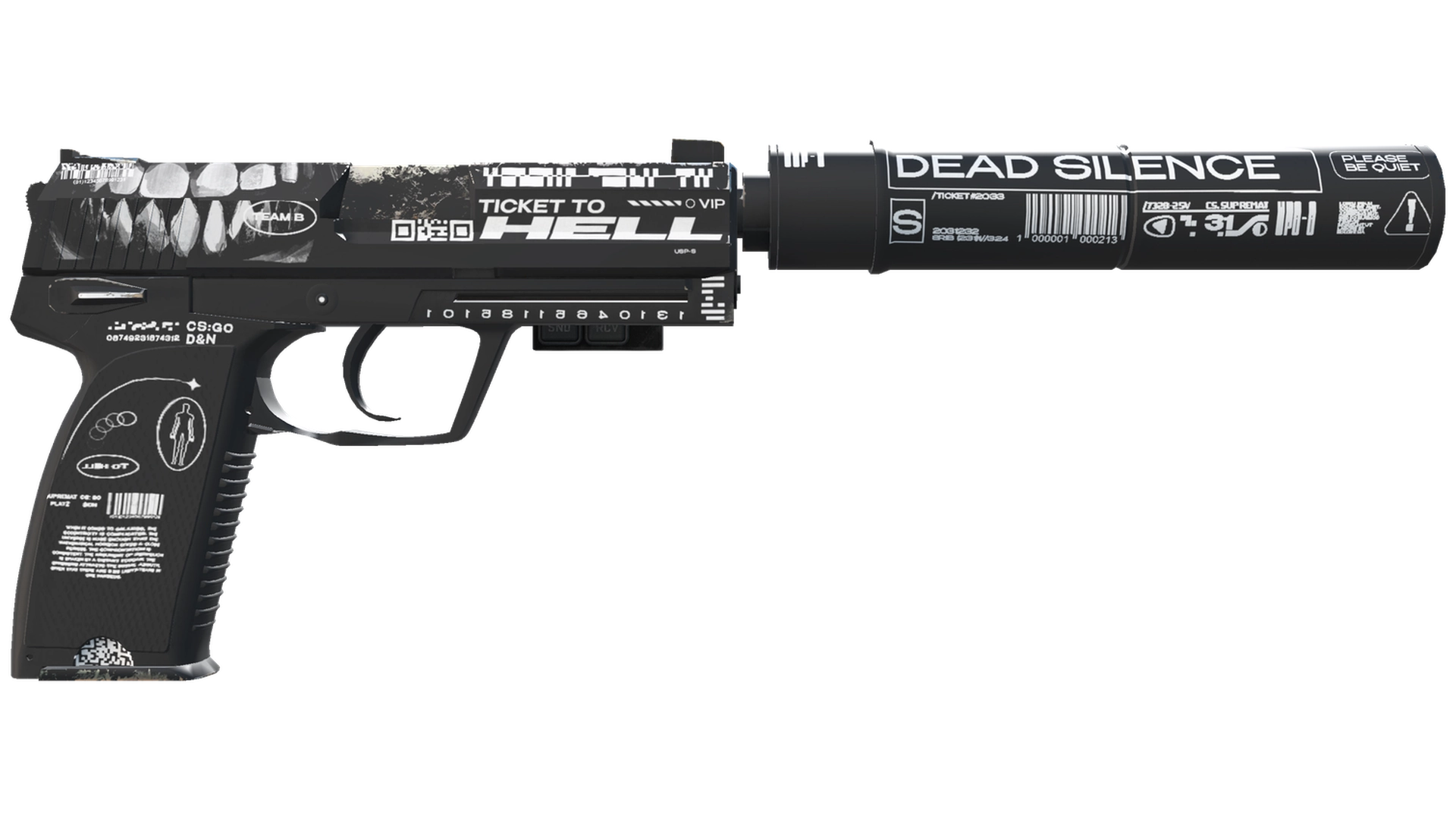 StatTrak™ USP-S | Ticket to Hell (Factory New)
