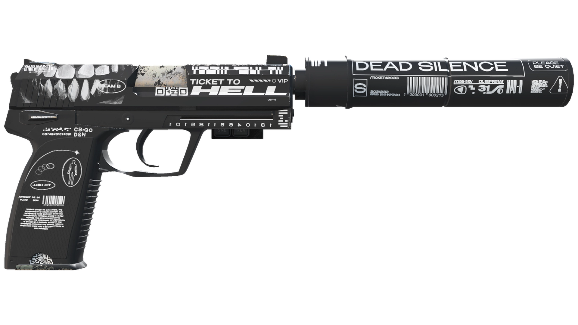 StatTrak™ USP-S | Ticket to Hell (Factory New)
