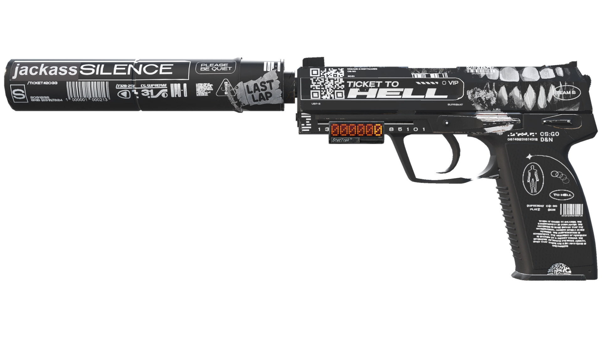 StatTrak™ USP-S | Ticket to Hell (Factory New)