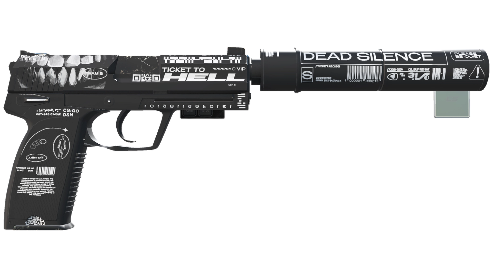StatTrak™ USP-S | Билет в ад (Прямо с завода)