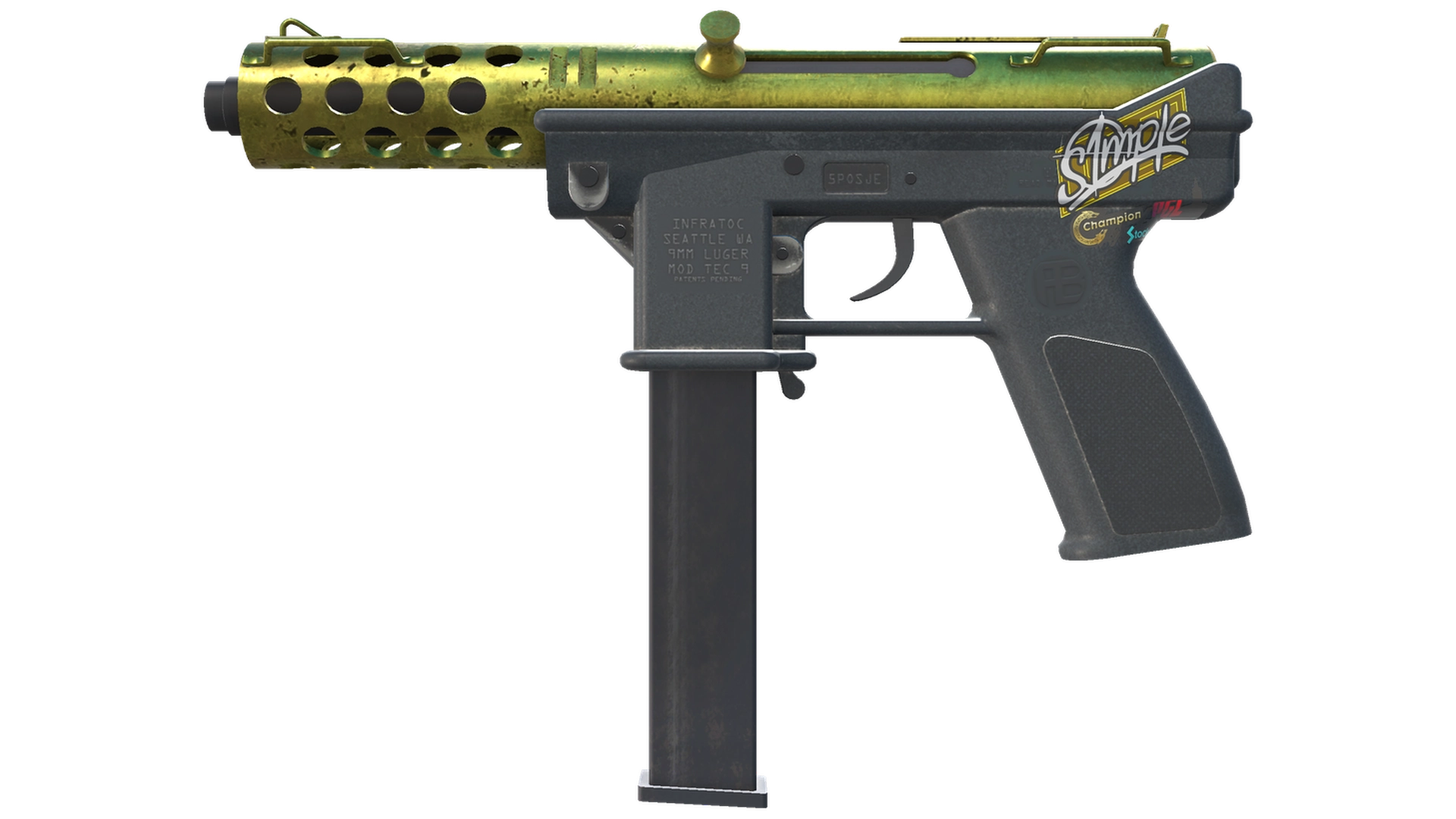 Tec-9 | Brass (Field-Tested)